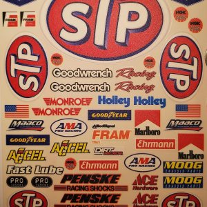 STP – Lámina adhesiva para cuadrillas a escala 32-110, vinilo blanco, modelo RC, hoja de calcomanías para control de radio, cuerpo Lexan – Decora STP – Lámina adhesiva para cuadrillas a escala 32-110, vinilo blanco, modelo RC, hoja de calcomanías para control de radio, cuerpo Lexan – Decora