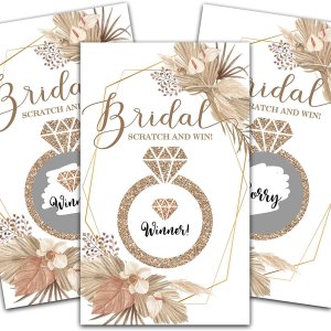 Tarjetas de juego para raspar para despedida de soltera, boletos de lotería nupcial de hierba de las Pampas, ideas de juegos de despedida de soltera Tarjetas de juego para raspar para despedida de soltera, boletos de lotería nupcial de hierba de las Pampas, ideas de juegos de despedida de soltera