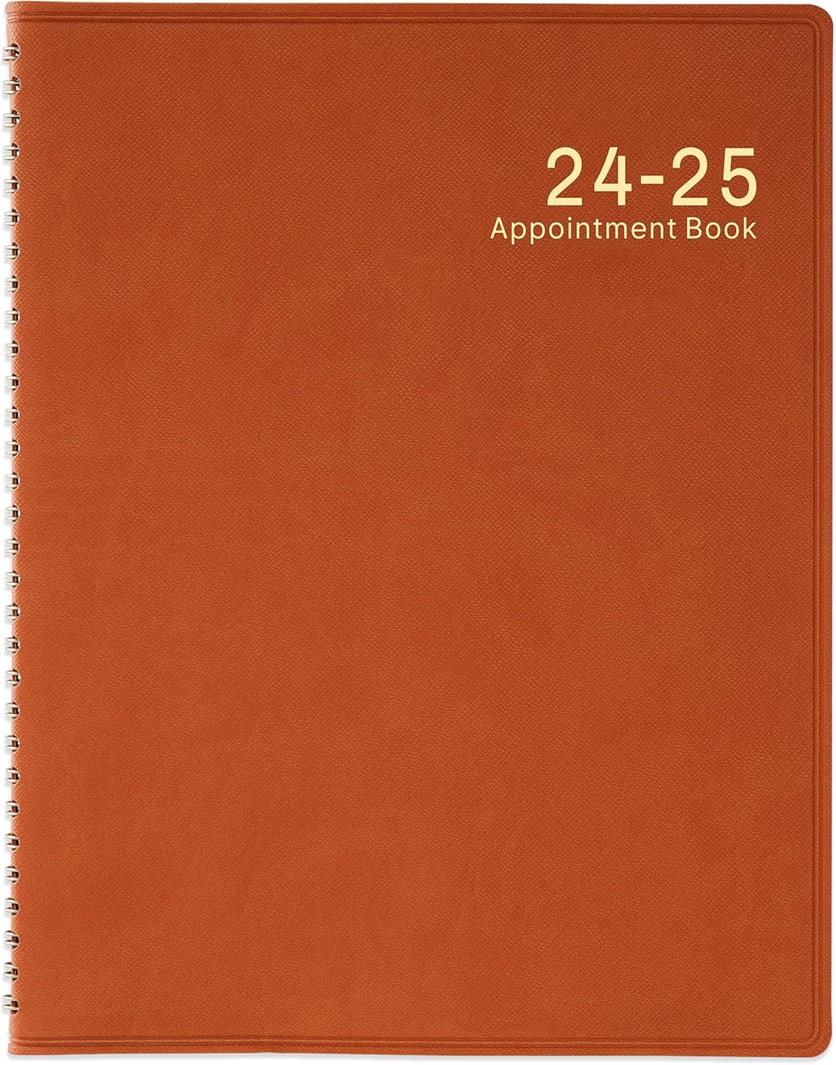 Agenda semanal de citas 2024, enero a diciembre de 2024, organizador diario por hora de 53 semanas, incrementos de 15 minutos, cubierta suave