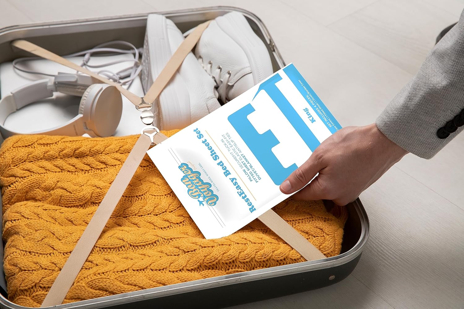 1 unidad Sábanas desechables de alta calidad para viajes (hotel, viaje de negocios, crucero, AirBnB, camping, cabaña). Sábanas desechables de viaje