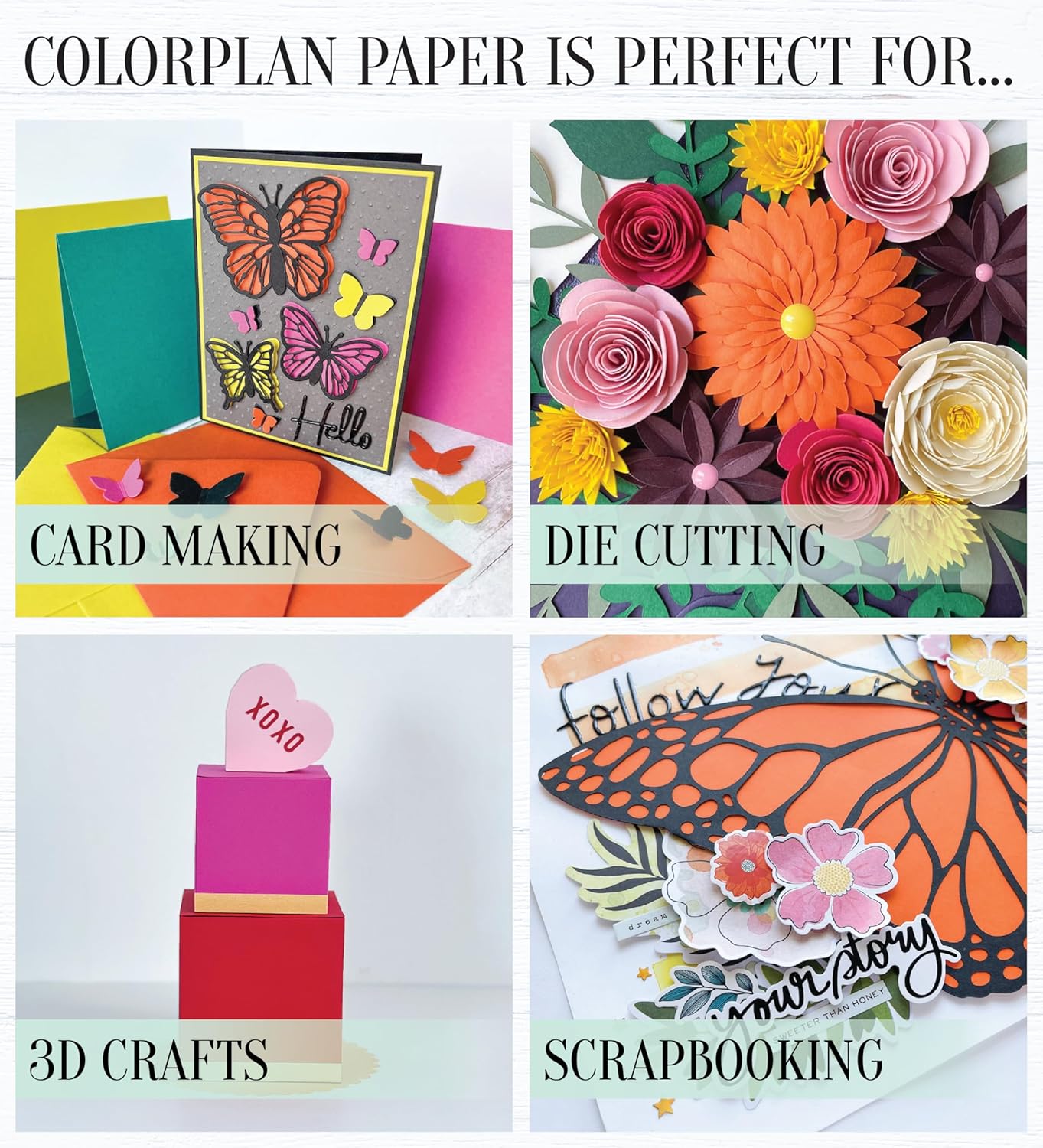 Cardstock Warehouse Colorplan Vermillion Red – 8.5 x 11 pulgadas – 100 libras  9.52 ozm de papel de cartulina mate de alta calidad, 25 hojas