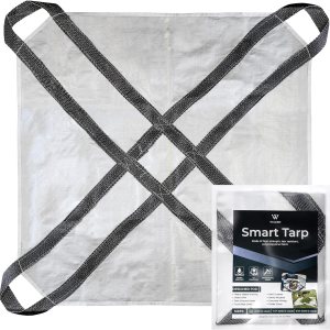 5 x 5 pies  Lona resistente multiusos  Lona diseñada a medida  hogar, jardín, construcción, campamento y remolque. Lona extra fuerte impermeable y 5 x 5 pies  Lona resistente multiusos  Lona diseñada a medida  hogar, jardín, construcción, campamento y remolque. Lona extra fuerte impermeable y