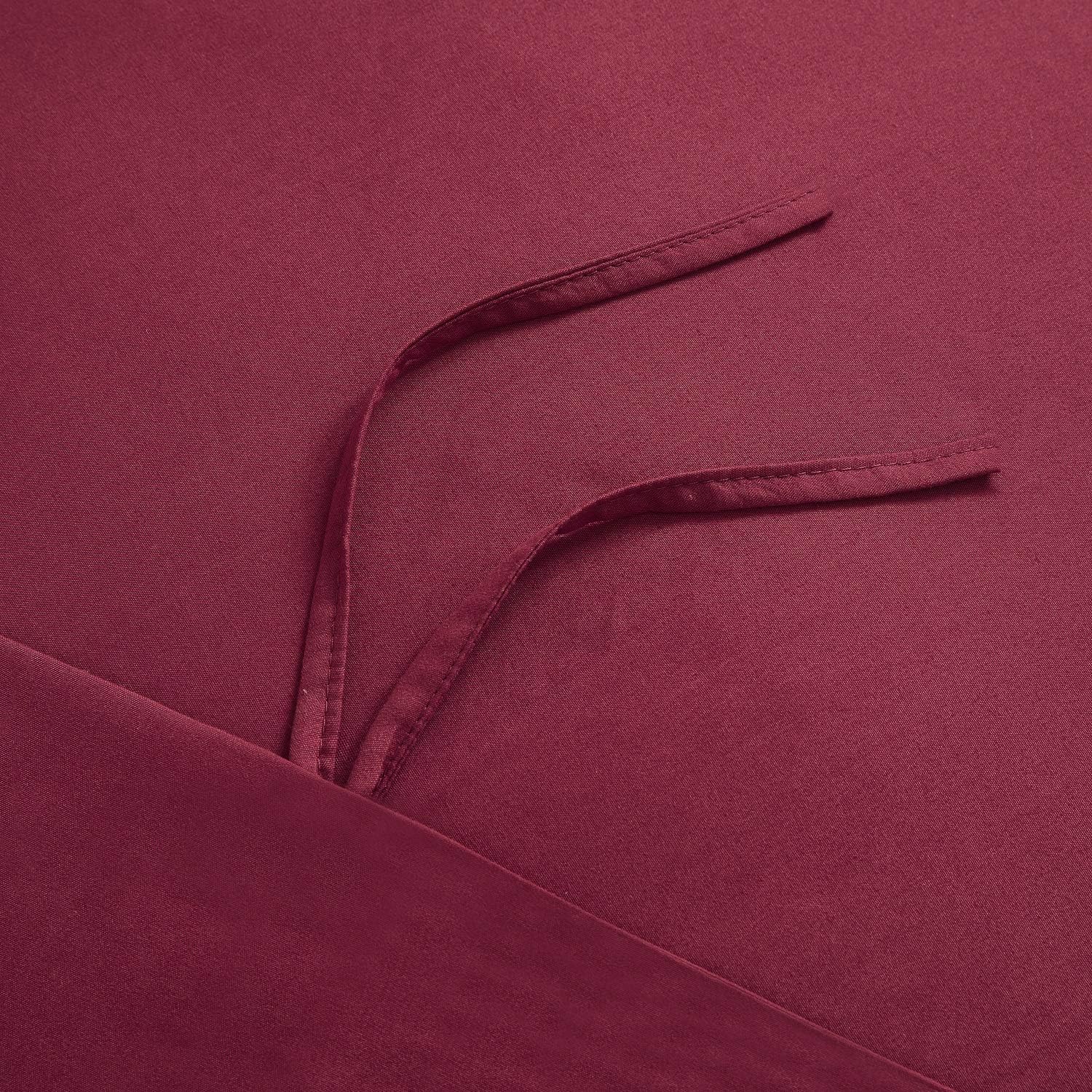 Mellanni – Juego de funda de edredón de microfibra suave de doble cepillado, cierre de botones y corbatas de esquina, resistente a las arrugas, la