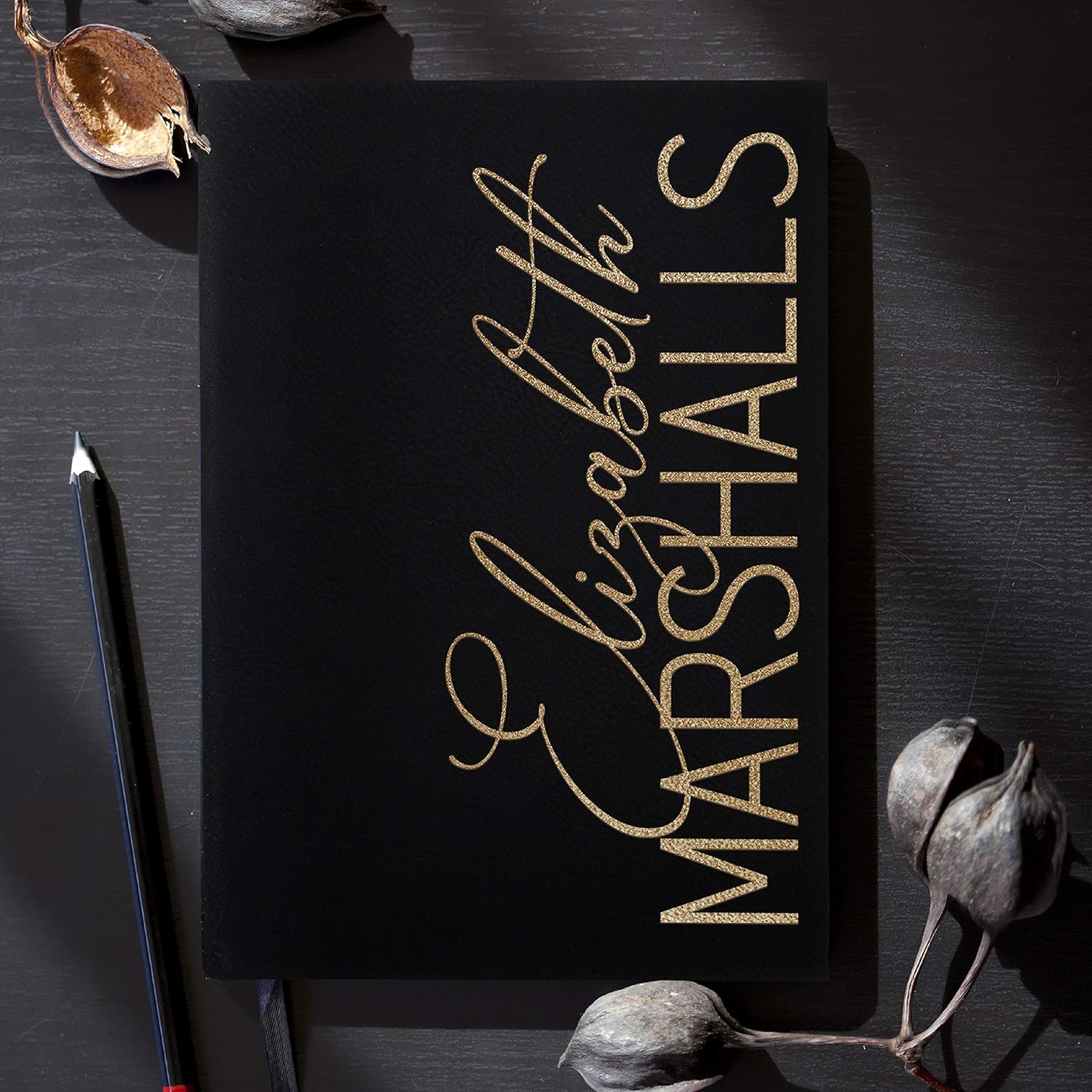 Diario de cuero personalizado  Marrón oscuro, 12 diseños  Cuaderno de texto para mujeres y hombres  Diarios personalizados para escribir para