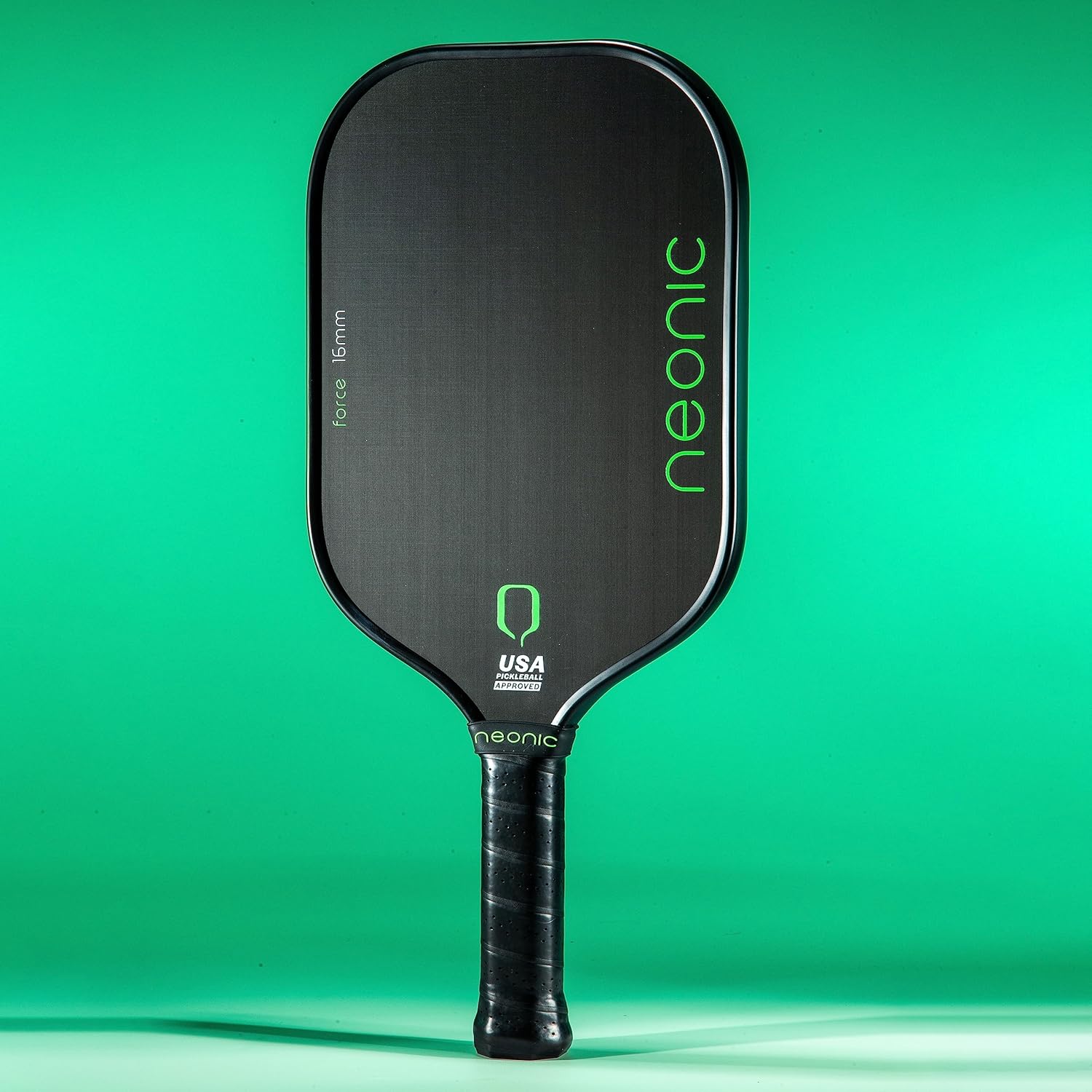 Force – Paleta de pickleball de fibra de carbono de 0.630 in, paleta profesional alargada termoformada con inyección de espuma Unibody