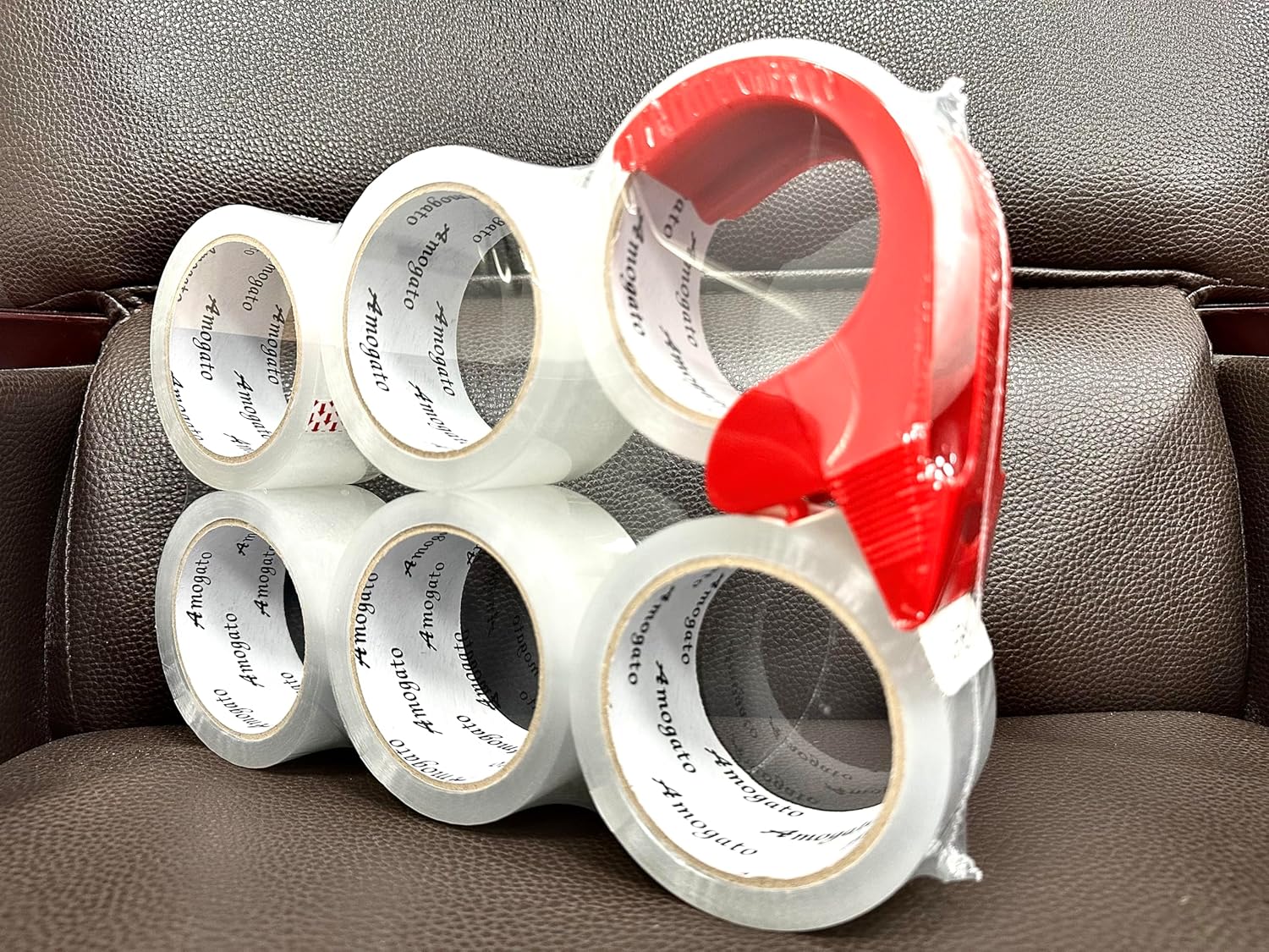 AMOGATO Cinta de doble cara para manualidades, artes, álbumes de recortes, fabricación de tarjetas, cinta, fotografía, 3 rollos de 0.4 pulgadas x 30