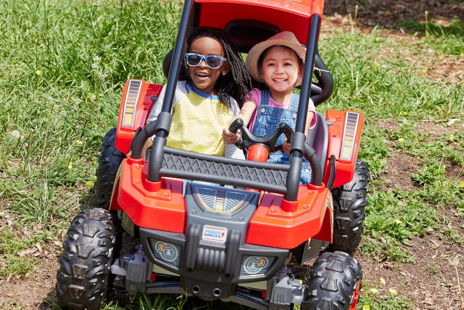 Power Wheels Baja Trailster – Juguete de montar a batería, simulación de dunas, tracción multiterreno, juguete preescolar, asientos 2, a partir de 3