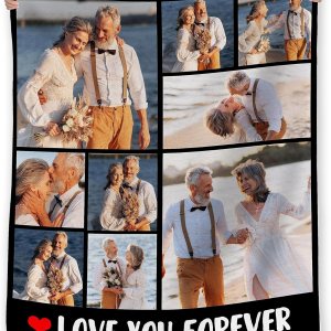 Mantas personalizadas con fotos, texto, manta personalizada con imagen, tamaño matrimonial, manta de franela suave personalizada, regalos para Mantas personalizadas con fotos, texto, manta personalizada con imagen, tamaño matrimonial, manta de franela suave personalizada, regalos para