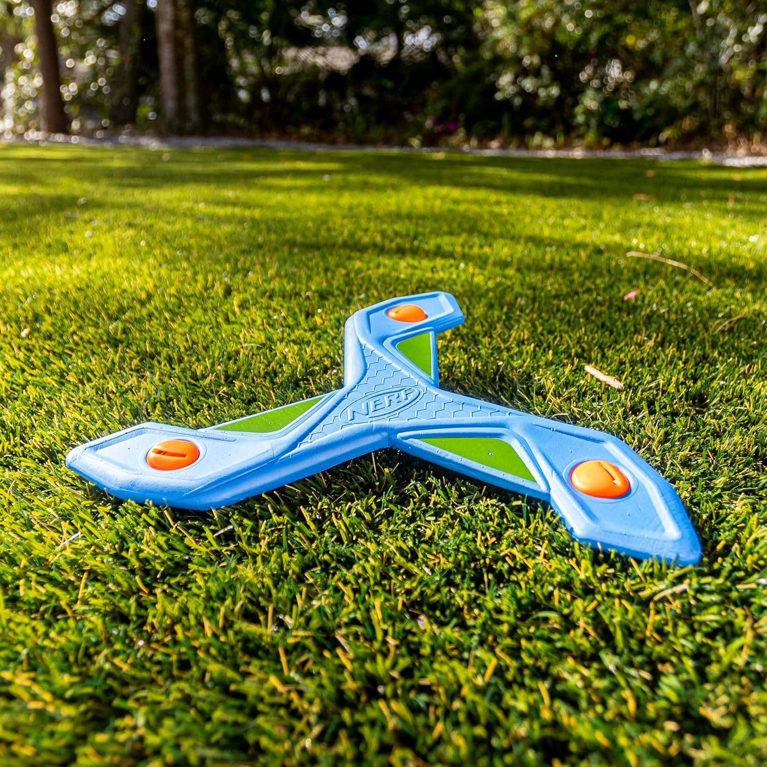 Franklin Sports NERF – Juguete para niños Boomerang-Slingerang suave de espuma NERF para niños, gran regalo al aire libre para niños y niñas,