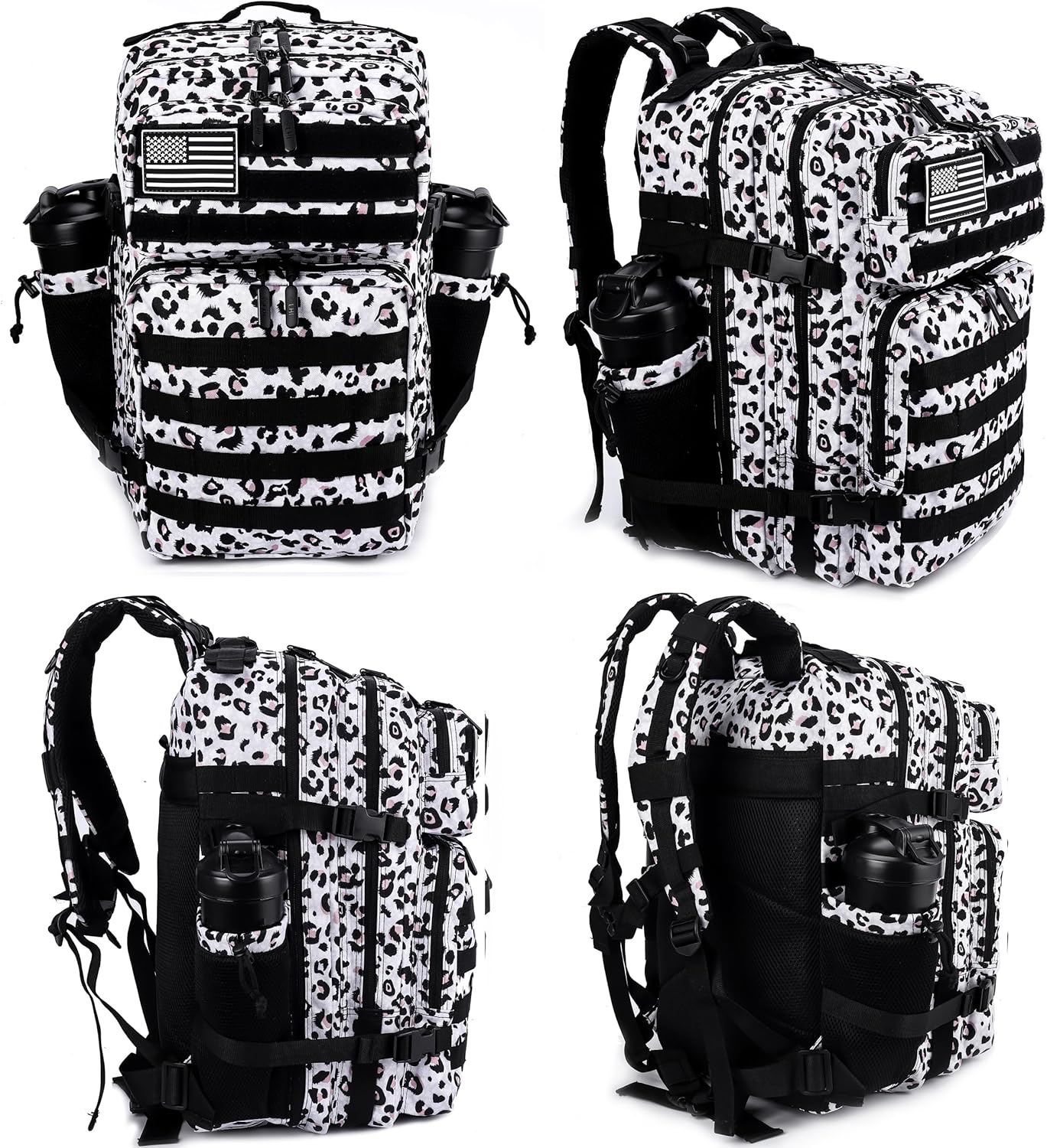 LHI Mochila táctica militar para hombres y mujeres, 45L, 3 días, paquete de asalto, mochila grande con sistema Molle