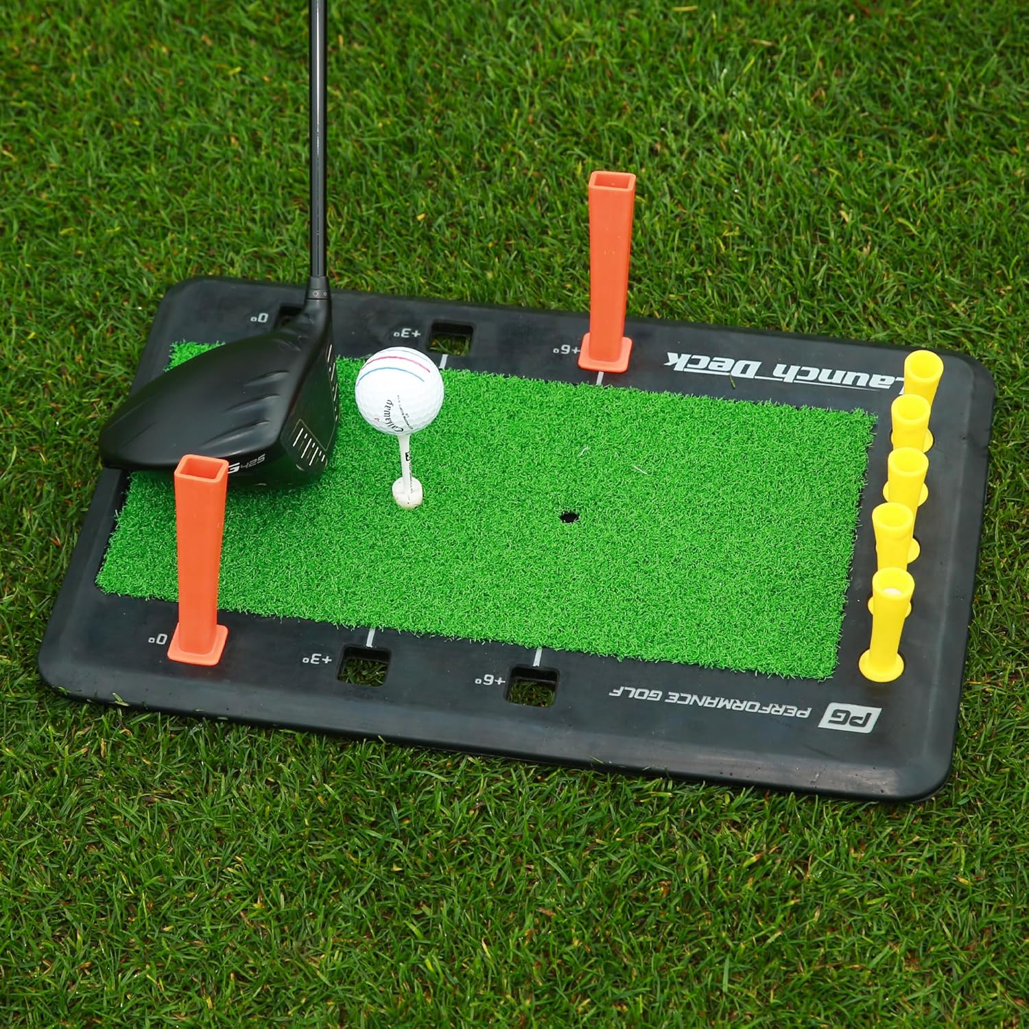 Performance Golf Entrenador de swing de golf de plataforma de lanzamiento – Herramienta de dominio de Slice I Swing por Hank Haney I Comentarios