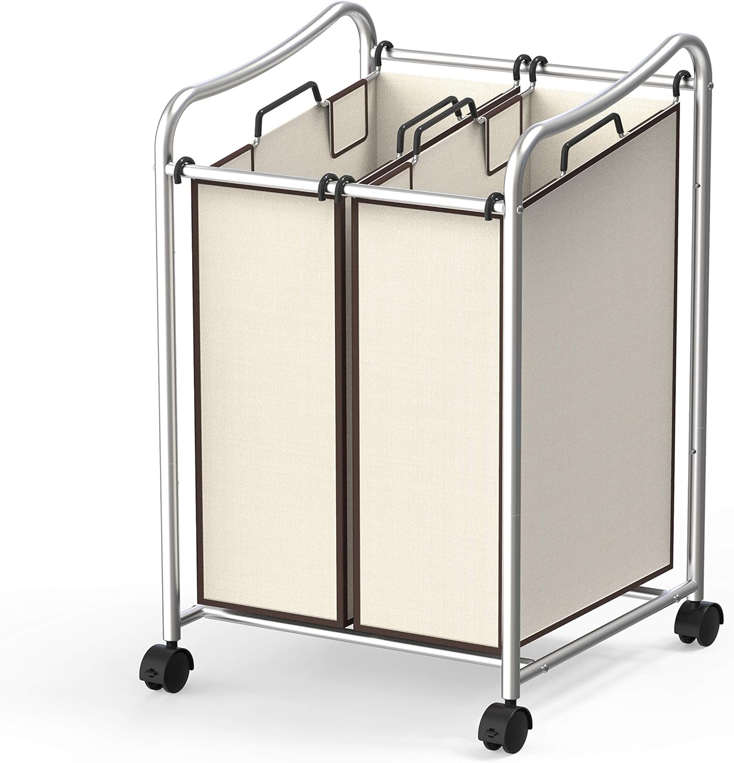 Simple Houseware – Carro rodante clasificador de ropa sucia