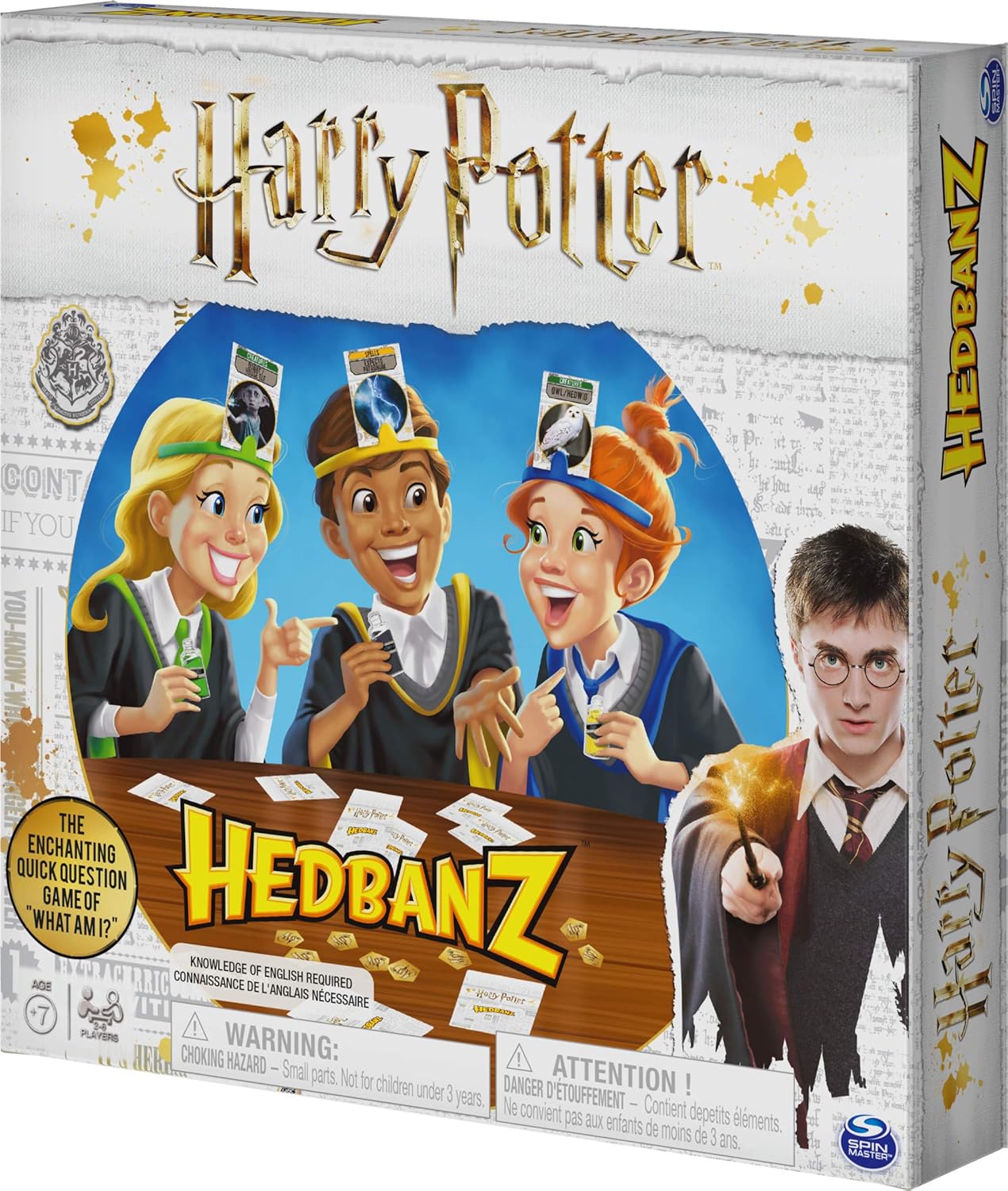 Spin Master Games 6053517 HedBanz Harry Potter – Juego de fiesta para niños, multicolor