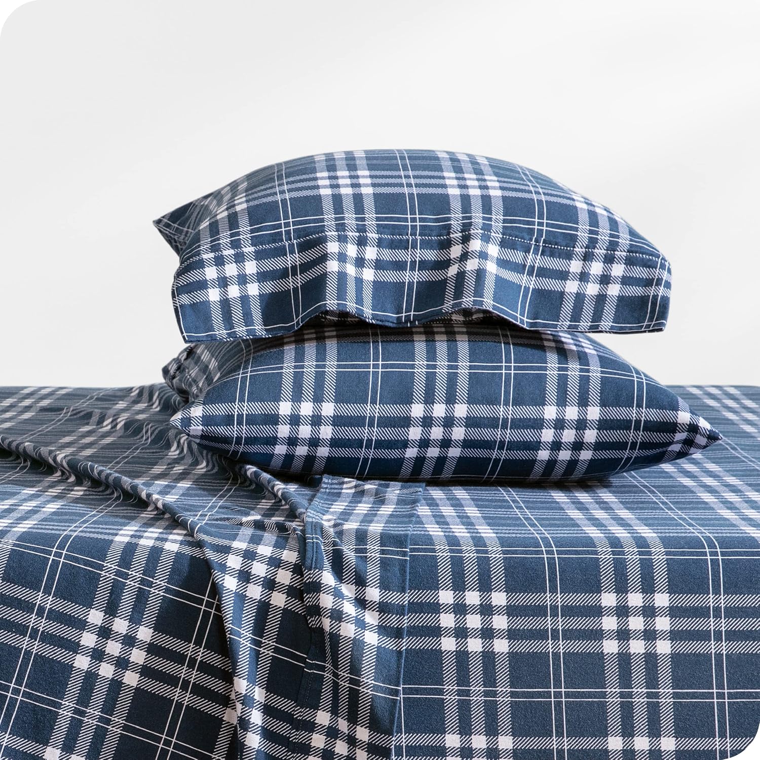 Bare Home – Juego de sábanas de franela de doble cepillado para mayor suavidad y comodidad, 100% algodón, aterciopelado, suave, pesado, bolsillo