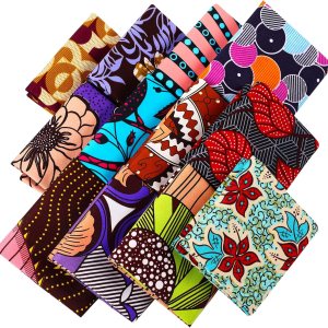 12 piezas de tela africana con estampado africano de tela africana por yarda para coser cubrir la cara, proyectos de manualidades y trabajos de 12 piezas de tela africana con estampado africano de tela africana por yarda para coser cubrir la cara, proyectos de manualidades y trabajos de