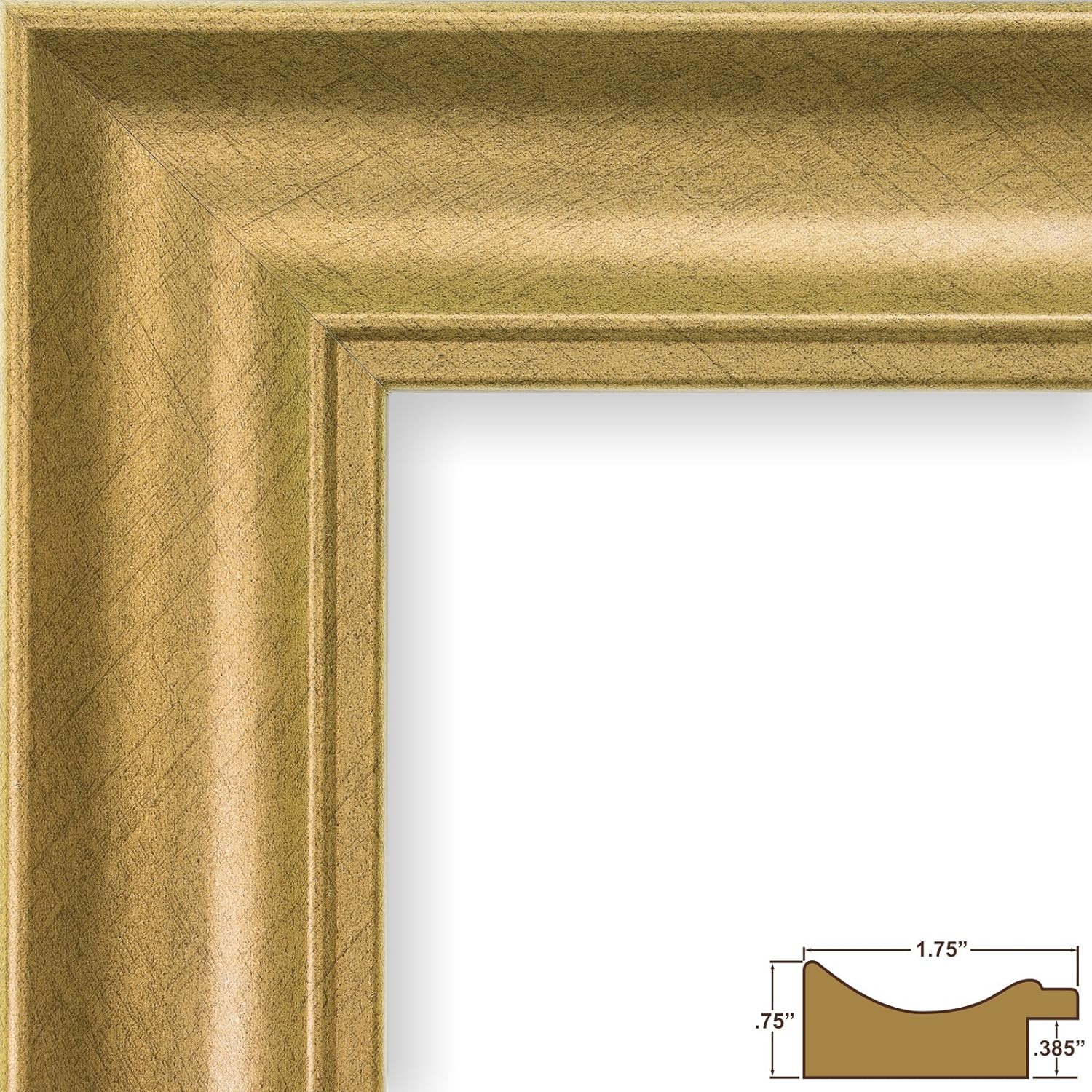 Craig Frames Vintage Revival – Marco de fotos dorado envejecido de 16 x 20 pulgadas para mostrar una foto de 11 x 14 pulgadas