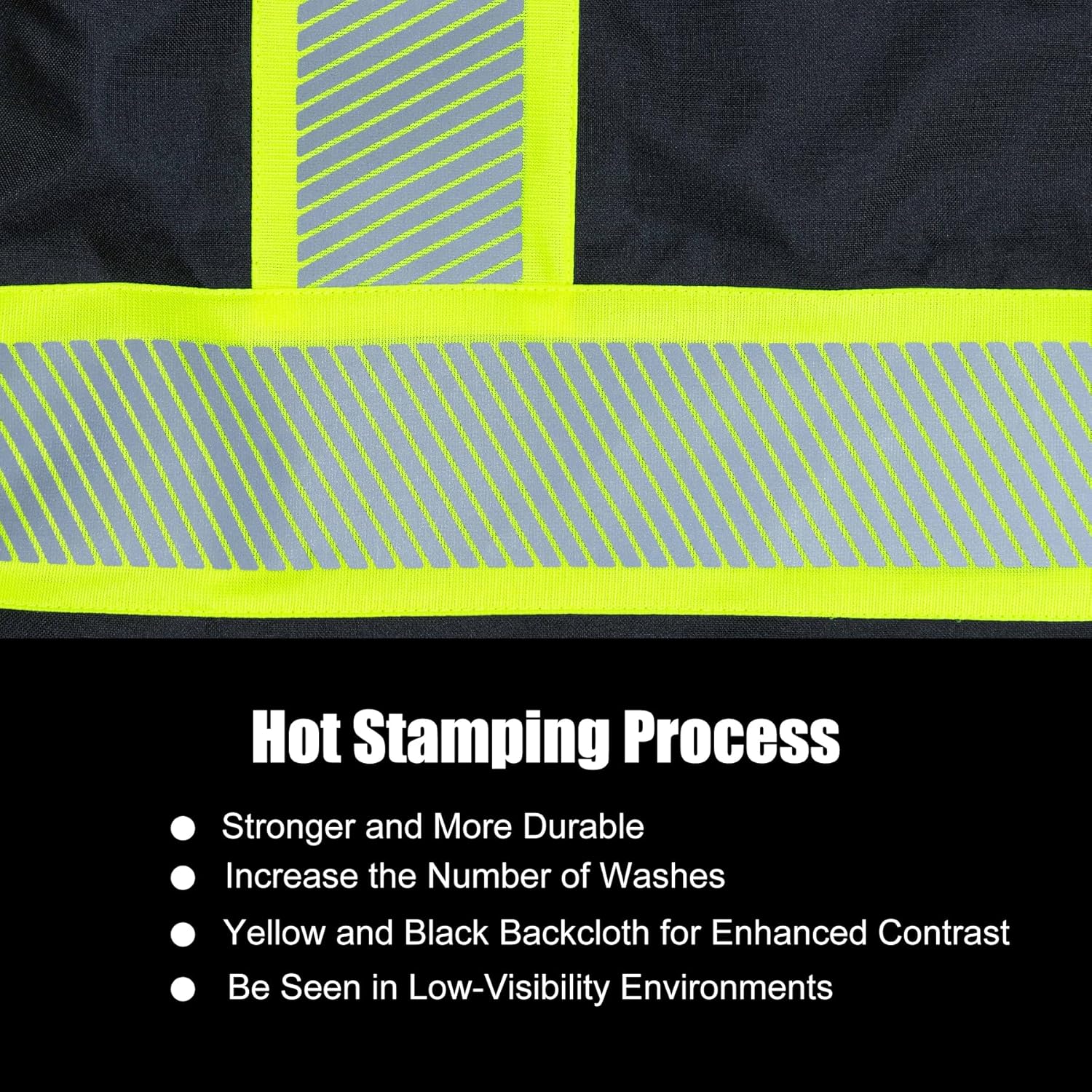 FONIRRA High Visibility Reflective Jackets for Men, Hi Vis Waterproof Class 3 Safety Jackets, Work Construction Bomber Coats