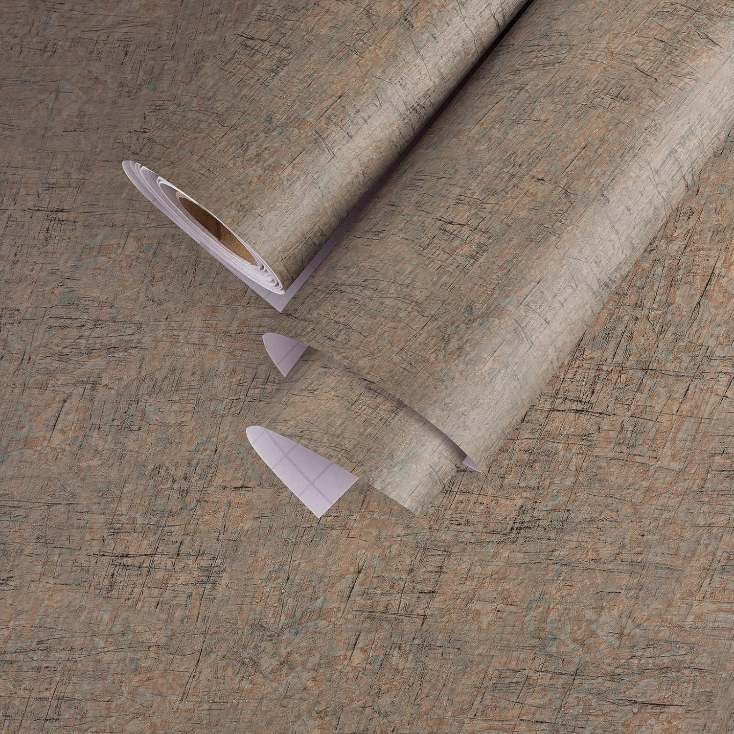 HOLOMEY Papel de contacto de mármol marrón de 24 x 354 pulgadas, papel tapiz impermeable para encimera, papel de contacto autoadhesivo de mármol,