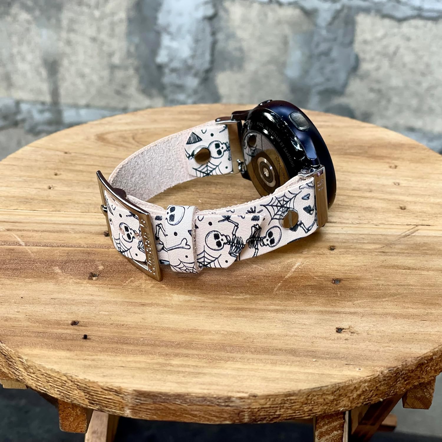 20mm Watch Band for Samsung Galaxy Watch 5 & 6 (44mm 40mm), Watch 6 Classic (43mm 47mm) Galaxy Watch 5 Pro 45mm – Halloween Motives Bracelet