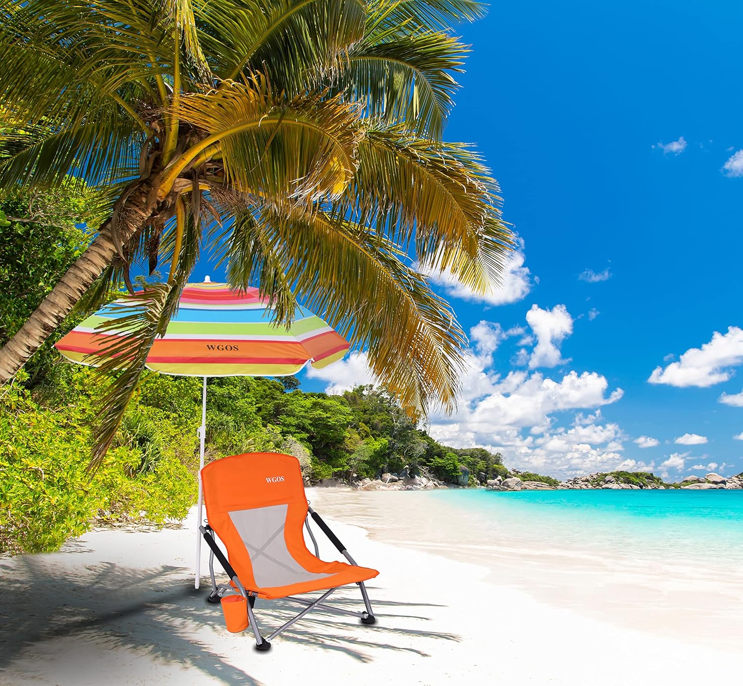 Silla de playa, silla de playa y sombrilla, silla de playa plegable, sillas de playa para adultos, silla de playa baja, silla plegable con paraguas,