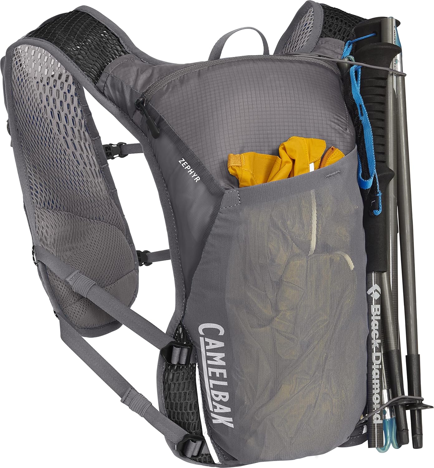 Camelbak Zephyr – Chaleco de hidratación para correr para hombre, tecnología de mapeo corporal, 34 onzas