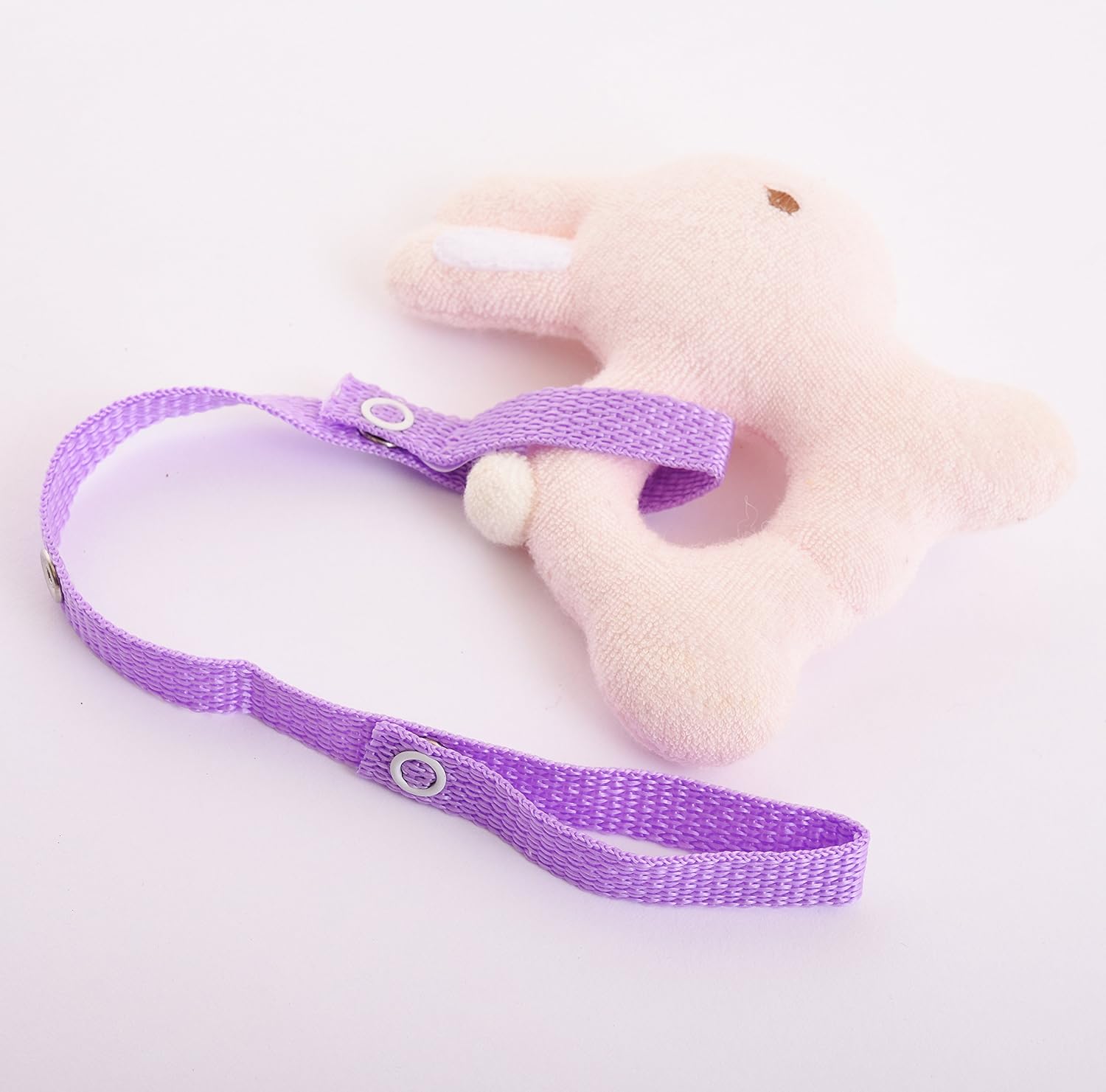 Baby Buddy Secure-A-Toy, la correa de seguridad asegura juguetes, mordedores o chupetes a cochecitos, sillas altas, asientos de automóvil, longitud
