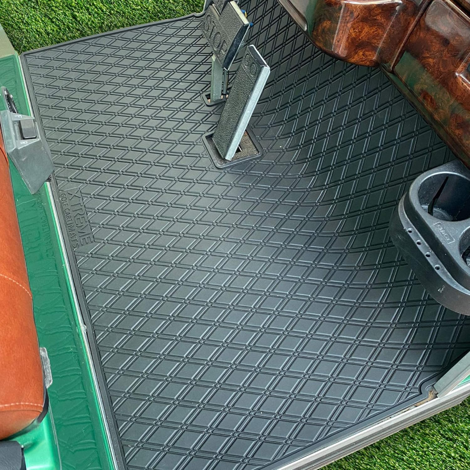 Xtreme Mats Club Car DS – Tapete para carrito de golf, cobertura completa, para modelos Club Car DS (1982-2013) y Villager (1982-2018), color negro