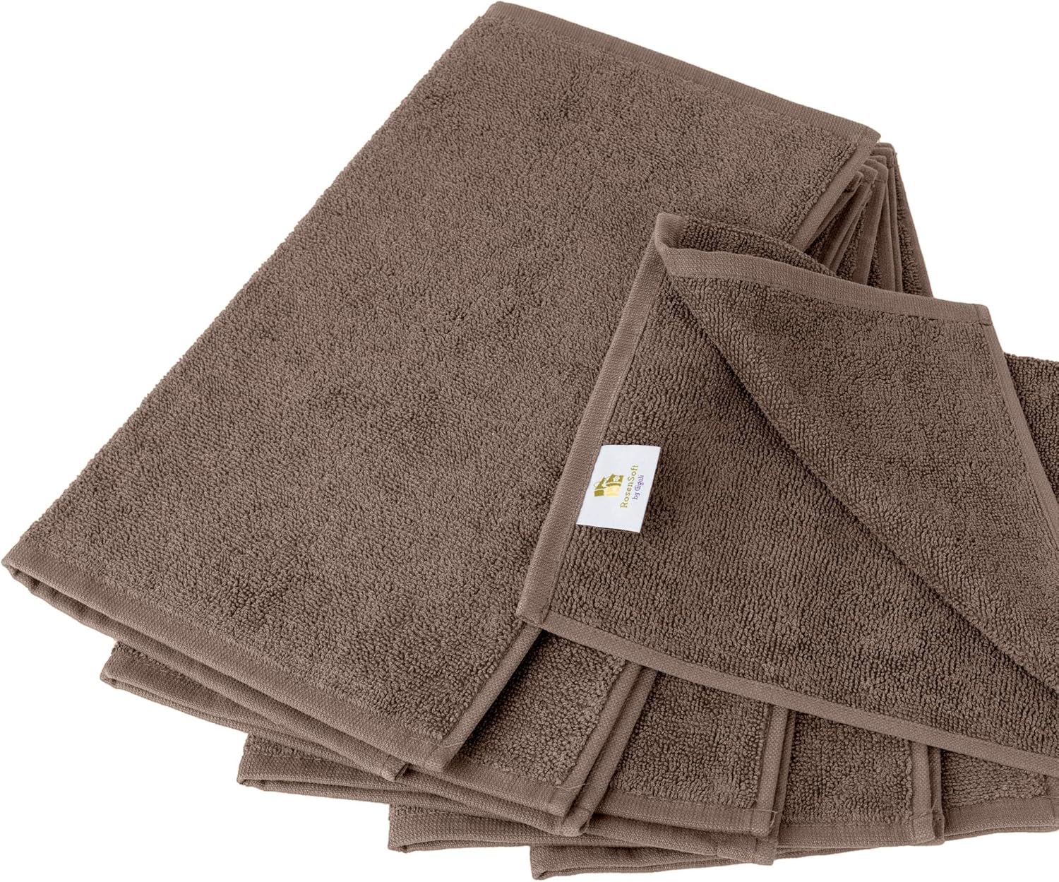 RosenSoft – Paños de lavado extra grandes de 16 x 14 pulgadas para cuerpo y cara, gimnasio de manos, spa, toallas para baño, juego de toallas de