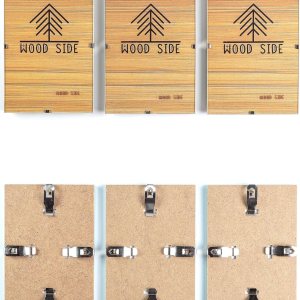 WOOD SIDE ORBIS Marcos de fotos con clip de vidrio de 9 x 12 pulgadas, paquete de 3, marcos de fotos transparentes para manualidades WOOD SIDE ORBIS Marcos de fotos con clip de vidrio de 9 x 12 pulgadas, paquete de 3, marcos de fotos transparentes para manualidades