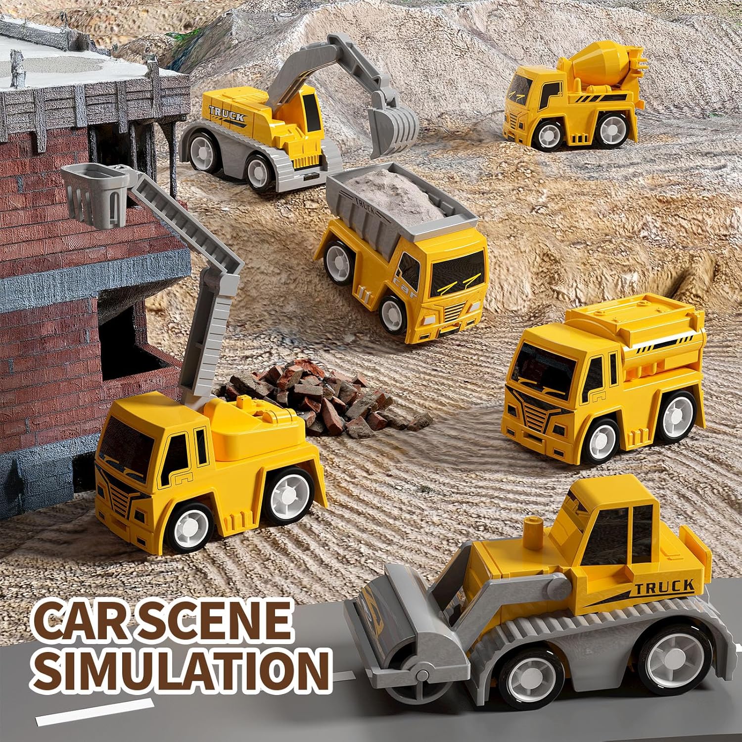 KuKuFun Juguetes de pistas de carreras, regalos para niños de 2, 3, 4, 5 años, 302 piezas de pistas de carreras de construcción, juguetes para