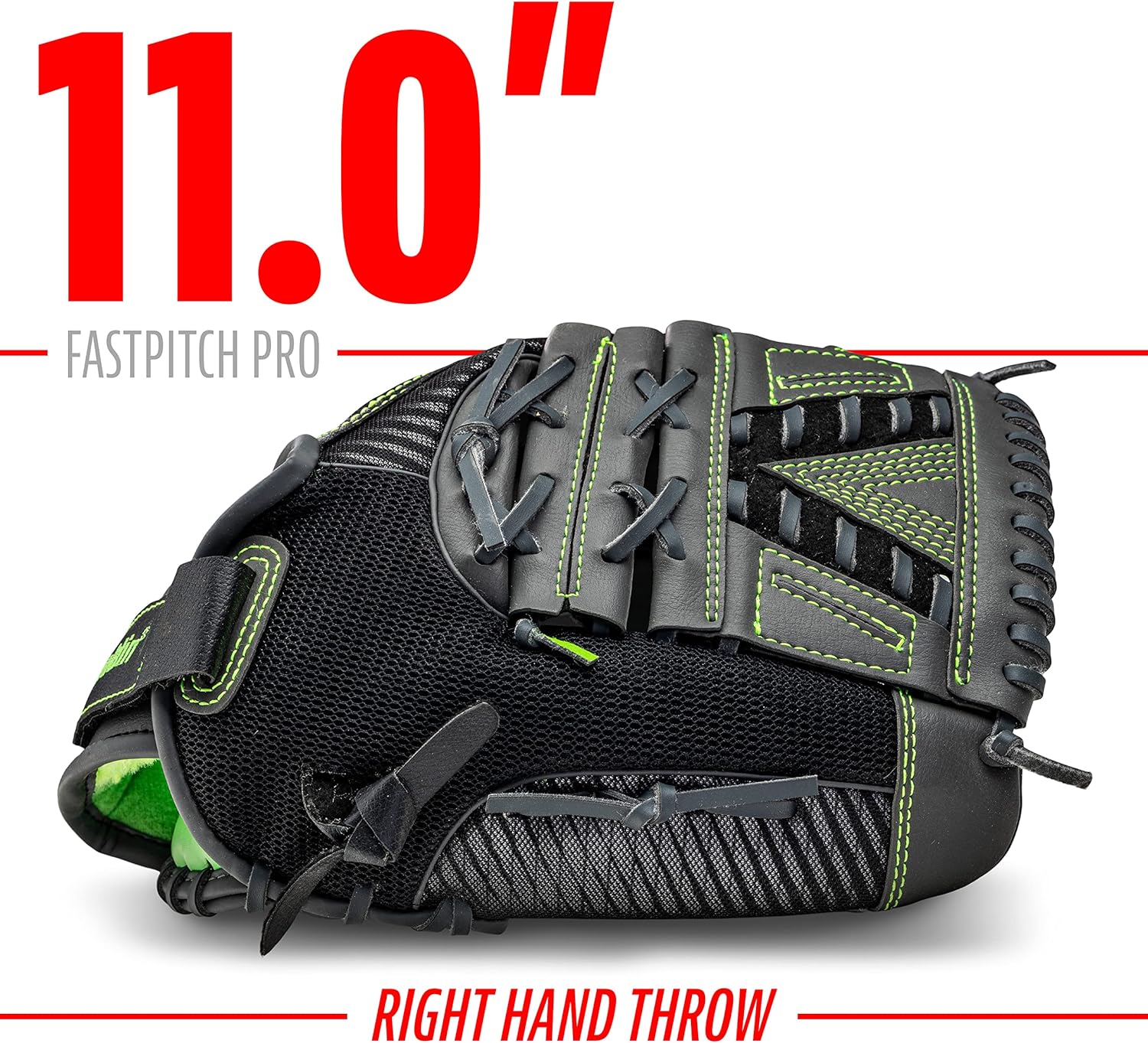 Franklin Sports – Guantes de softball de la serie profesional Fastpitch, mano derecha o izquierda, tallas para adultos y jóvenes de 11, 11.5, 12,