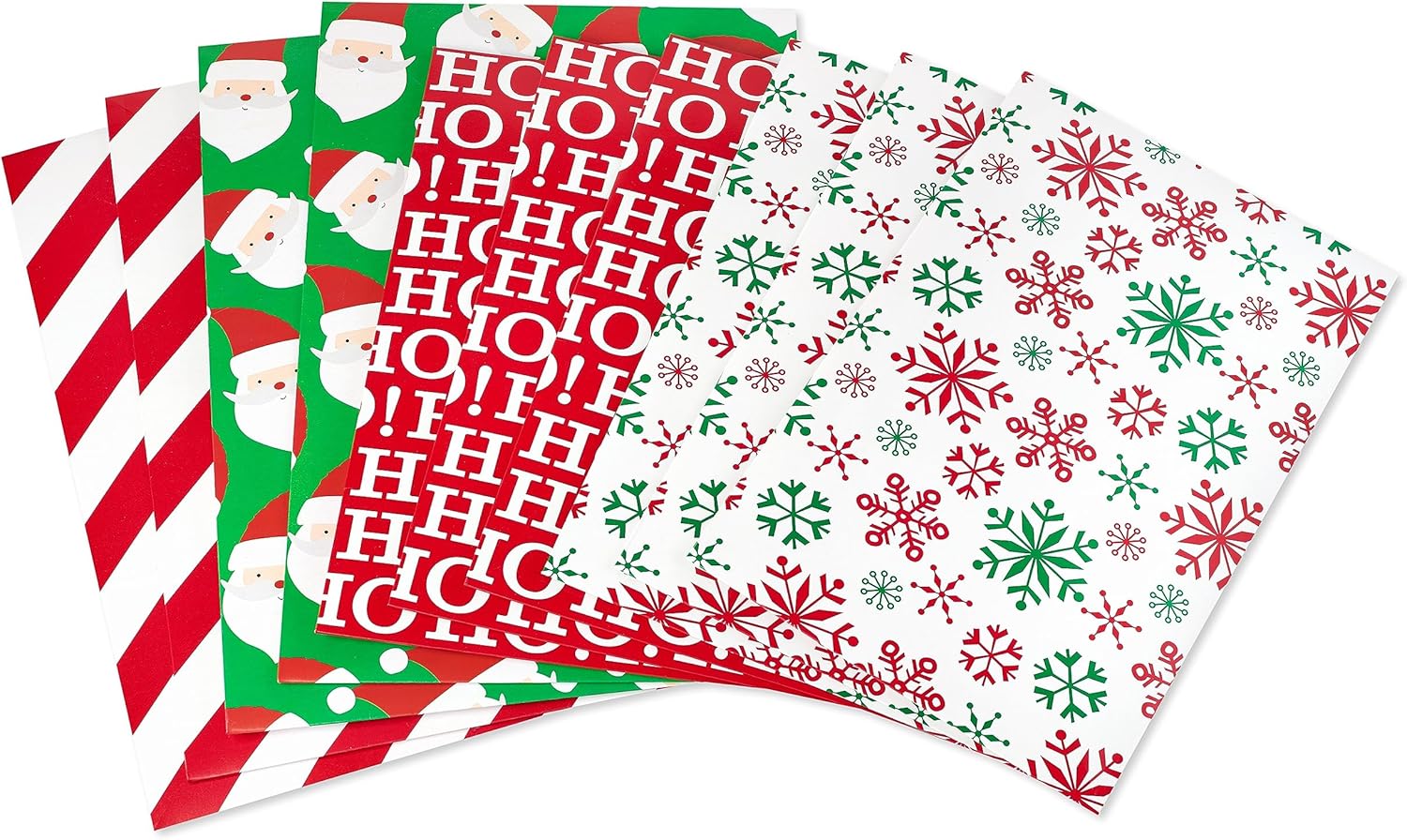 American Greetings Cajas de regalo a rayas rojas y blancas para Navidad y todos los días festivos (10 cajas, 6 cajas de camisa, 4 cajas de bata)