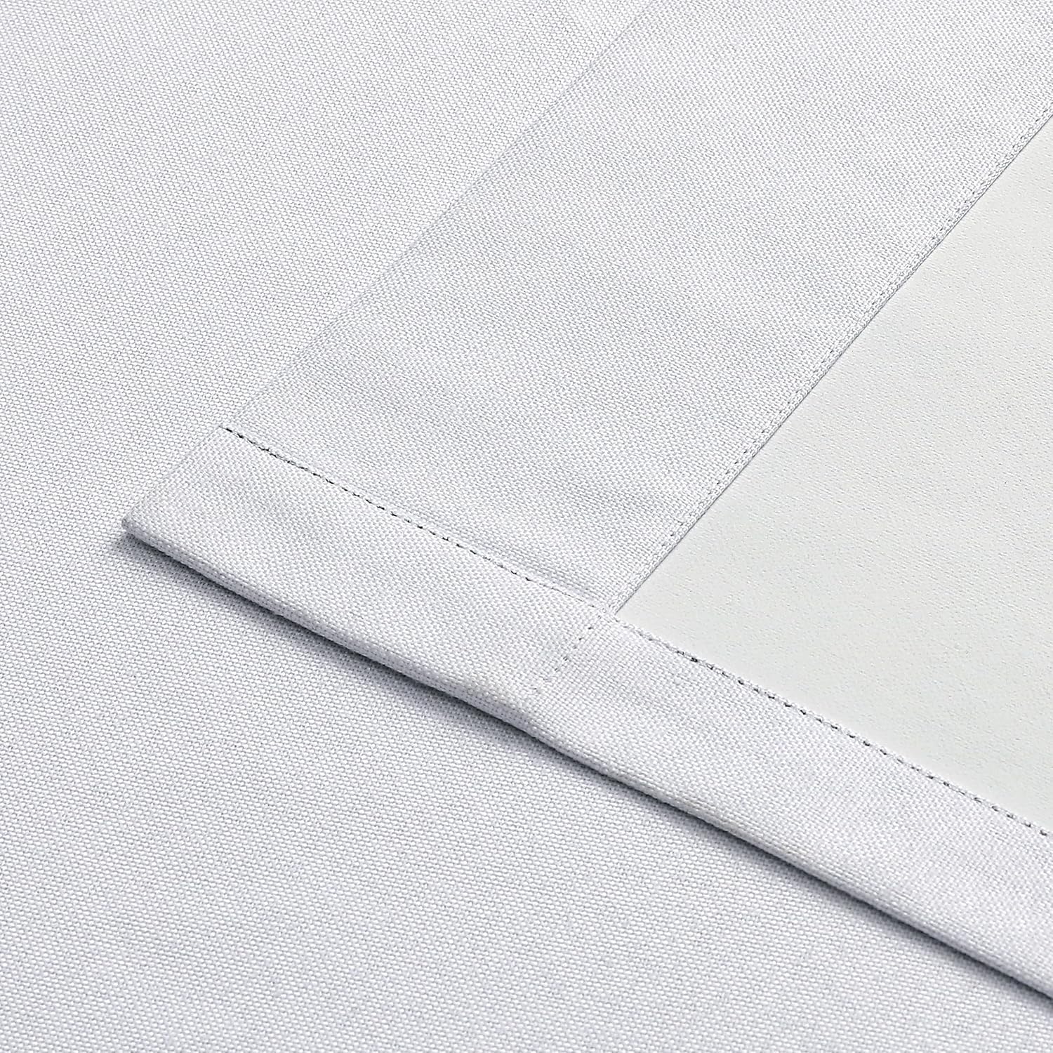 WEST LAKE Paneles de cortinas opacas plisadas extralargas de 108 pulgadas, con textura suave, con cancelación de ruido, eficiencia energética, con
