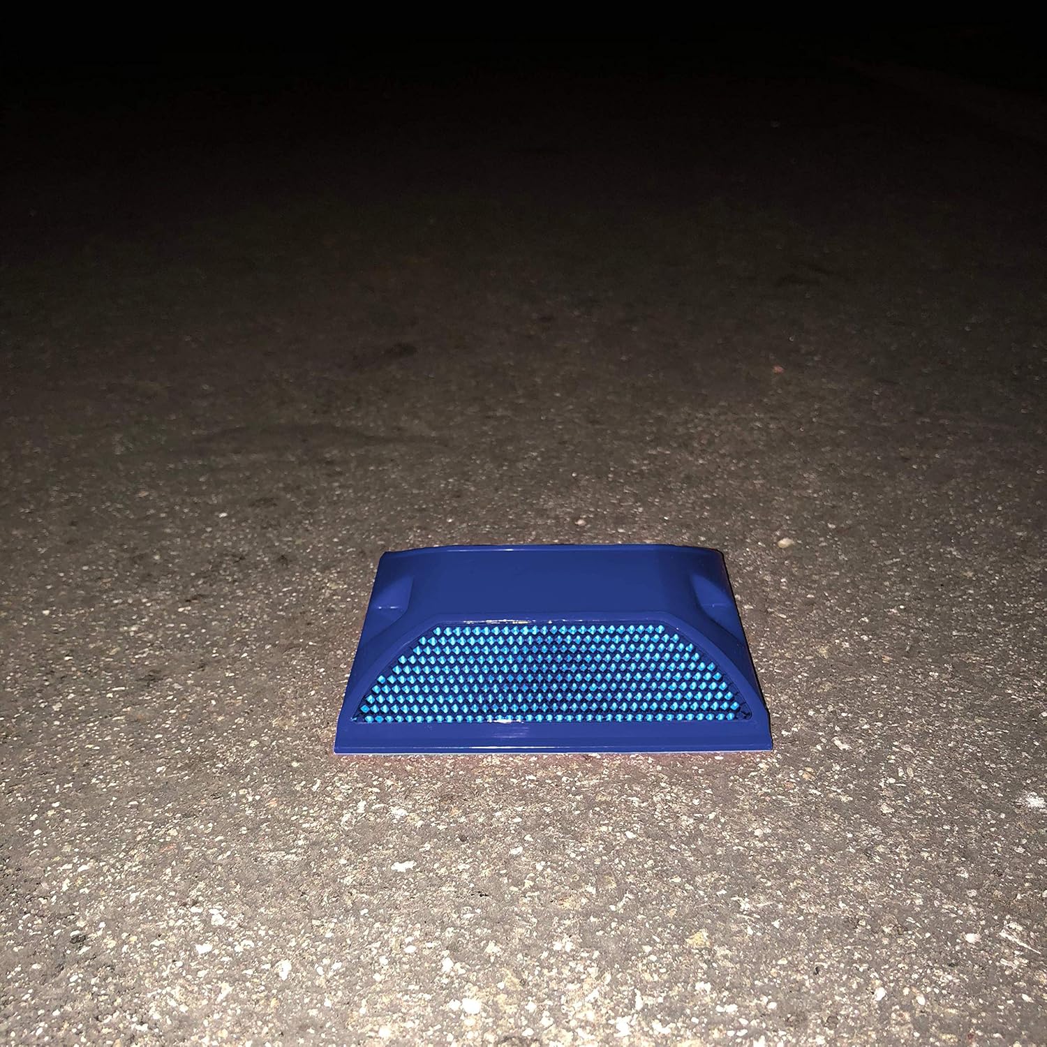 Paquete de 10 reflectores de carretera  Marcadores de poste de asfalto y pavimento de calle de 4 por 4 pulgadas  Ideal para golpes de velocidad,