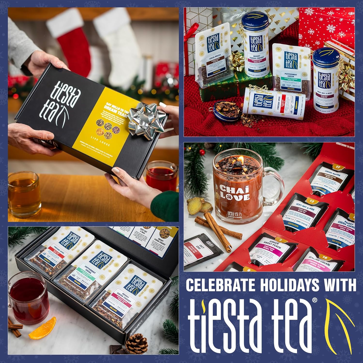 Tiesta Tea – Cherry Punch  Hoja suelta  Té de hierbas de cereza dulce  Mezcla premium  Mezcla de frutas sin cafeína  Caliente o helado hasta 200