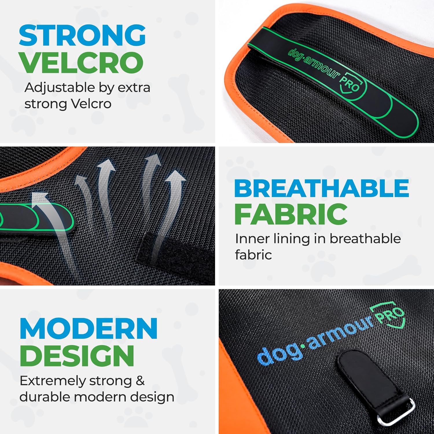 Dog Armour PRO – Chaleco reflectante para perros XS  Accesorios para perros sin estrangulamiento para proteger a tu mascota de ataques de animales y