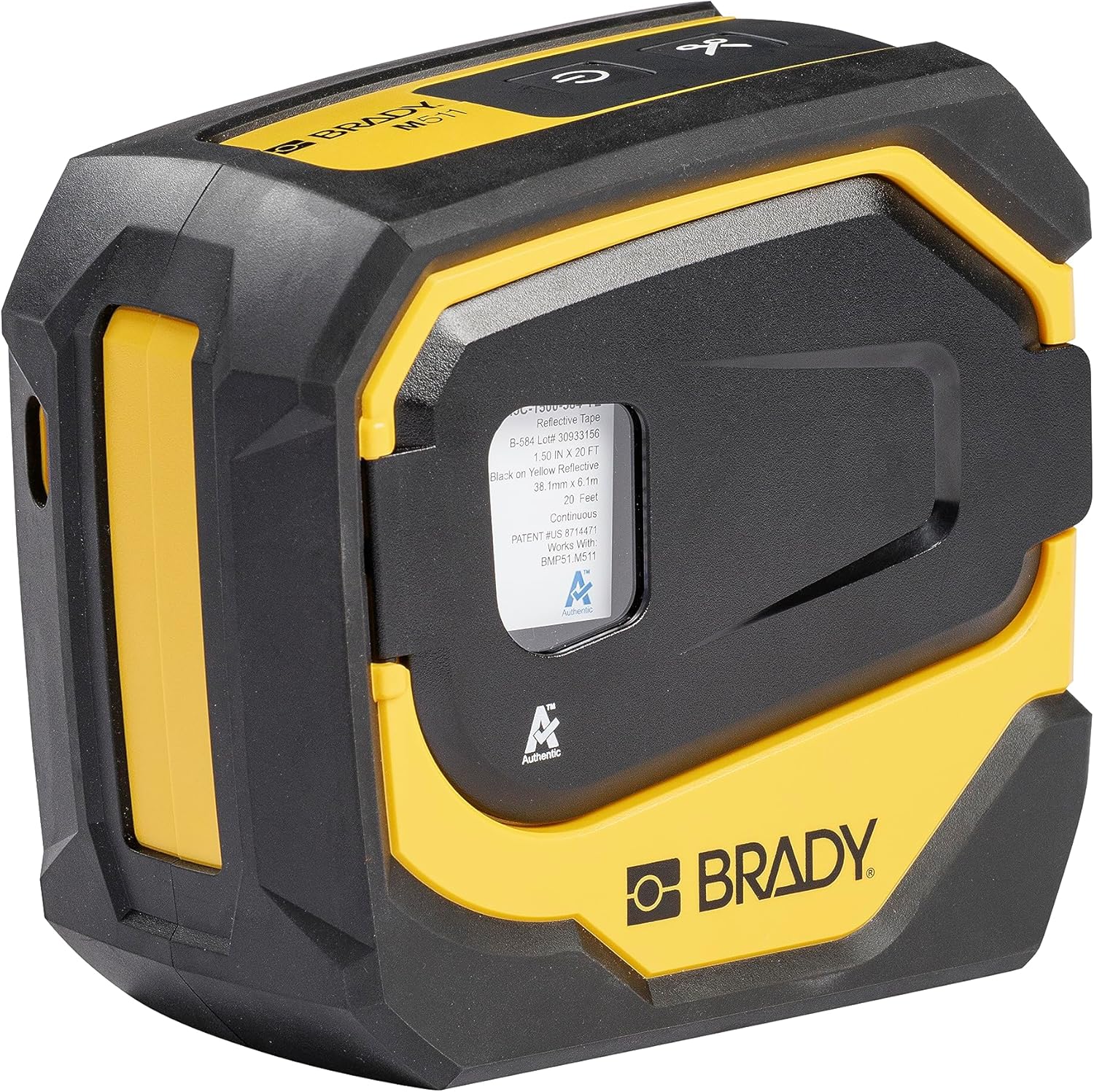 Brady Impresora de etiquetas industrial inalámbrica portátil M511, compatible con Bluetooth, batería de iones de litio, resistencia a los golpes de