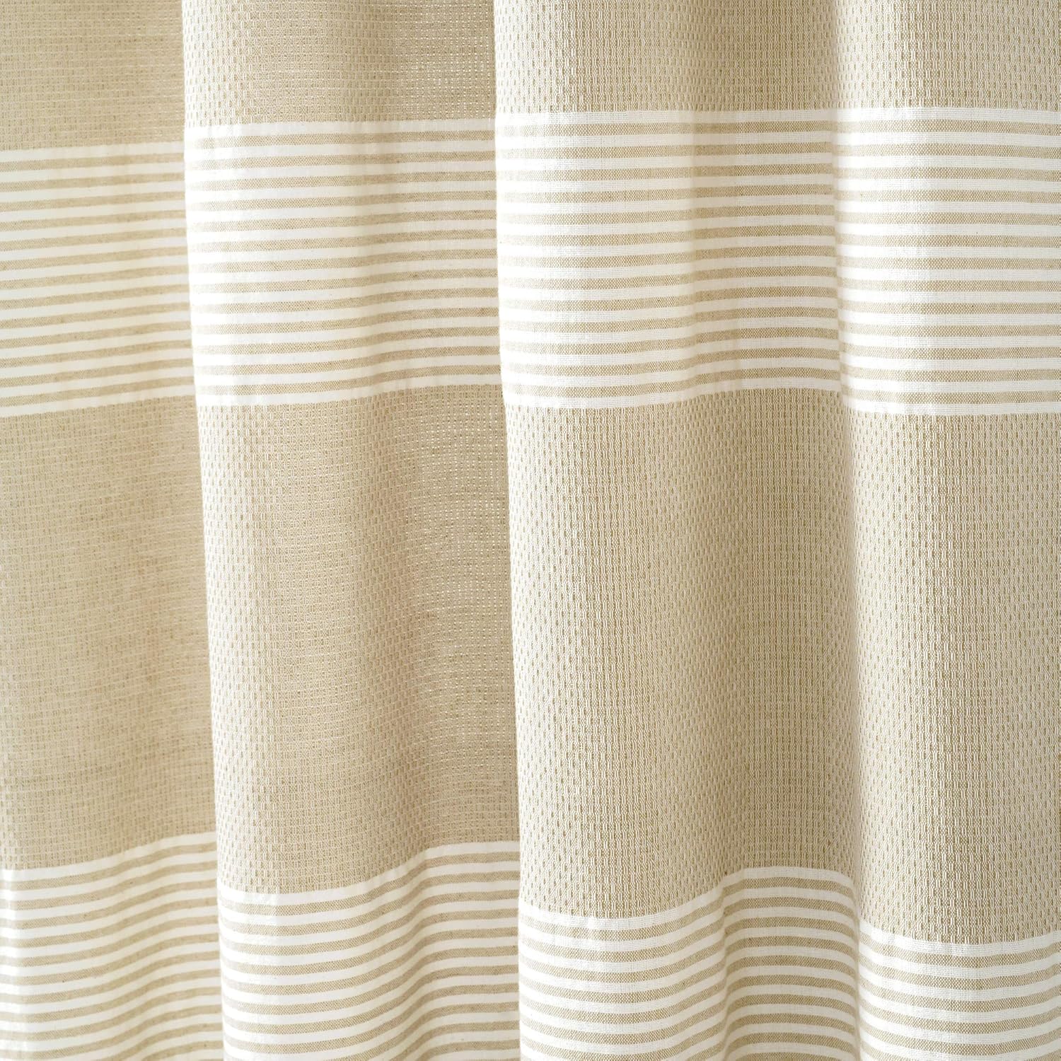Lush Decor Tucker – Paneles de cortinas para ventana, de algodón teñido con borlas, de algodón teñido, 84 x 40 pulgadas, color gris pardo