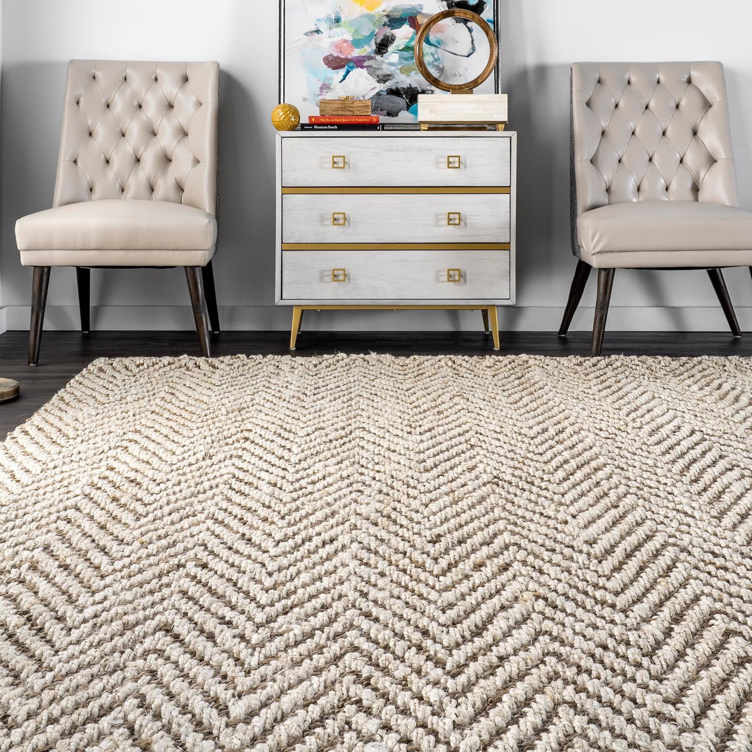 nuLOOM Tanith – Alfombra vintage para centro de habitación