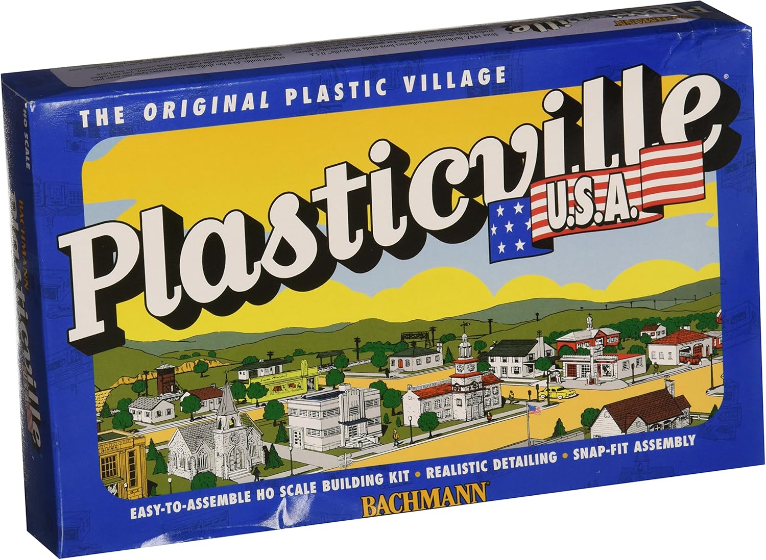 Bachmann Trains – EDIFICIOS PLASTICVILLE U.S.A.  KITS CLÁSICOS – COMISIÓN DE POLICÍA – Escala HO