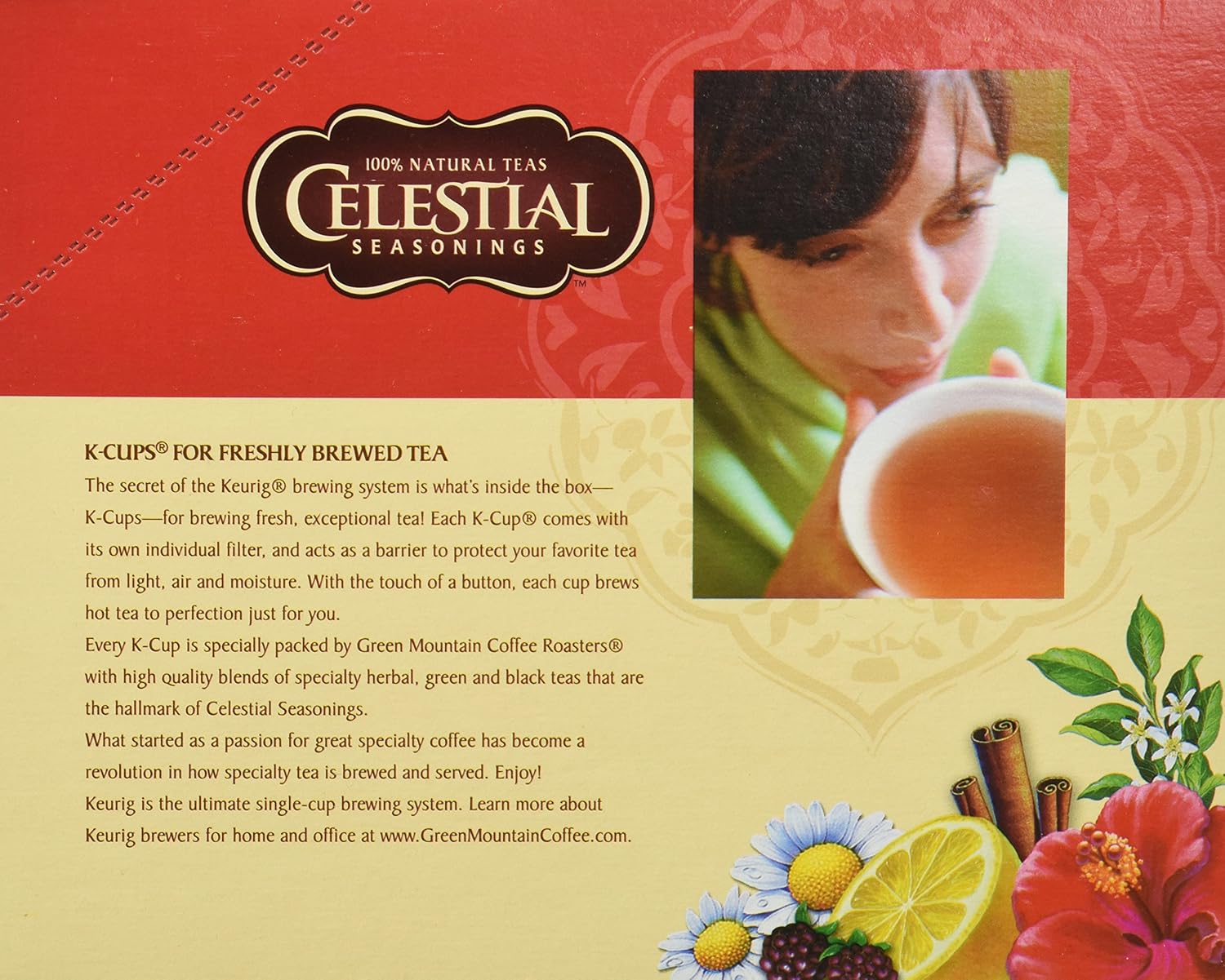 Celestial Seasonings Estuche de té verde K-Cup de 48 unidades