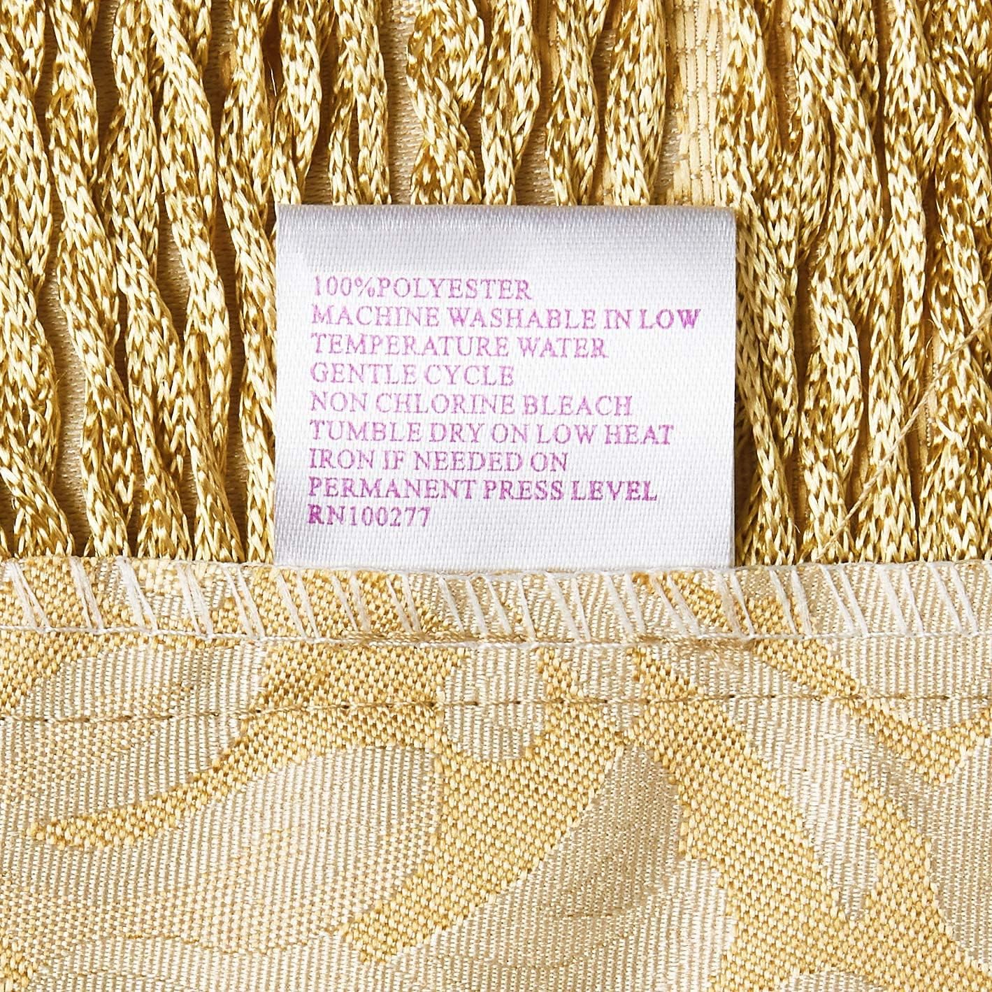 Violet Linen Majestic Damask – Mantel con diseño de damasco, color beige, 54 x 72 pulgadas, rectangular