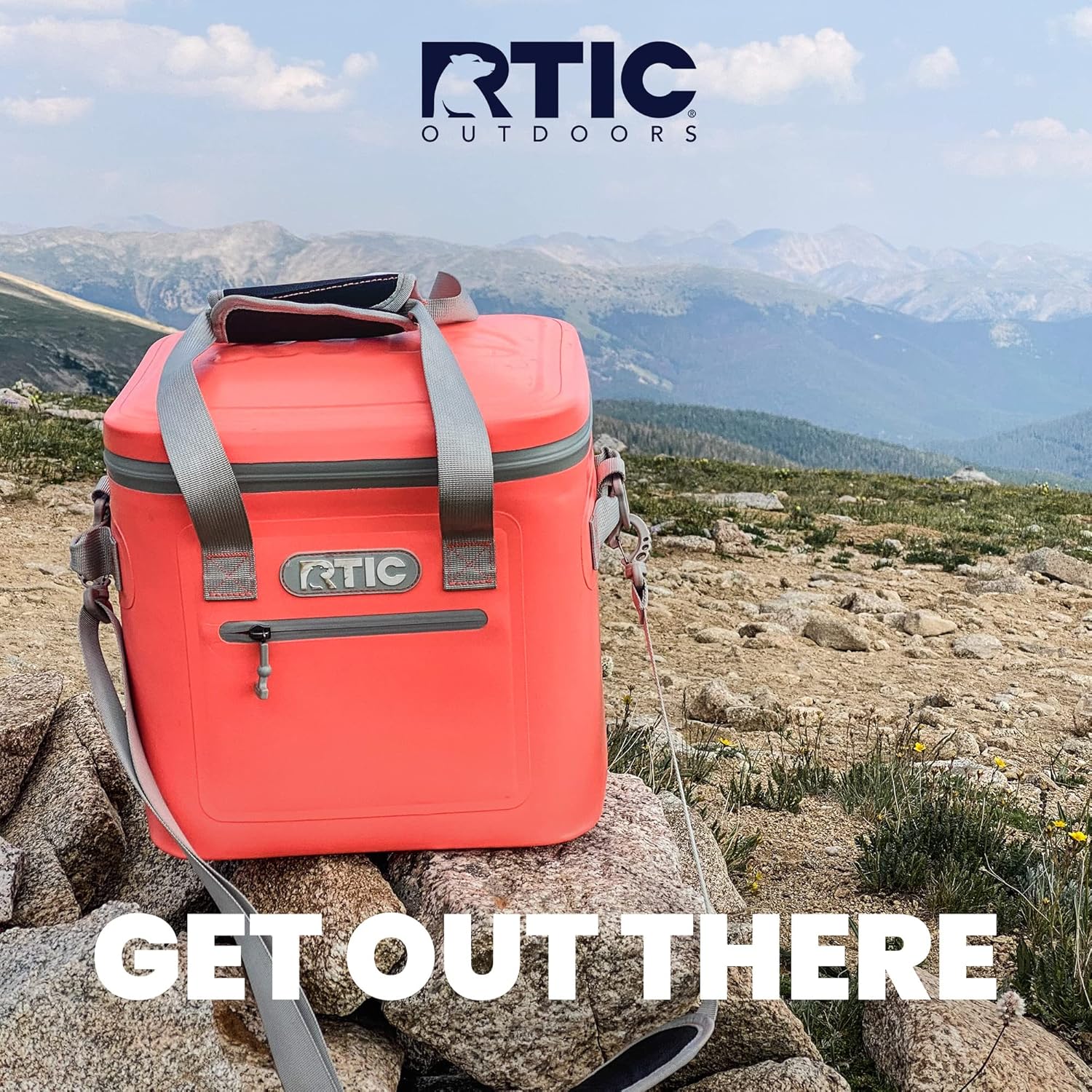 RTIC Bolsa térmica suave aislada portátil para almuerzo, playa, bebida, bebidas, viajes, campamento, picnic, automóvil, a prueba de fugas con