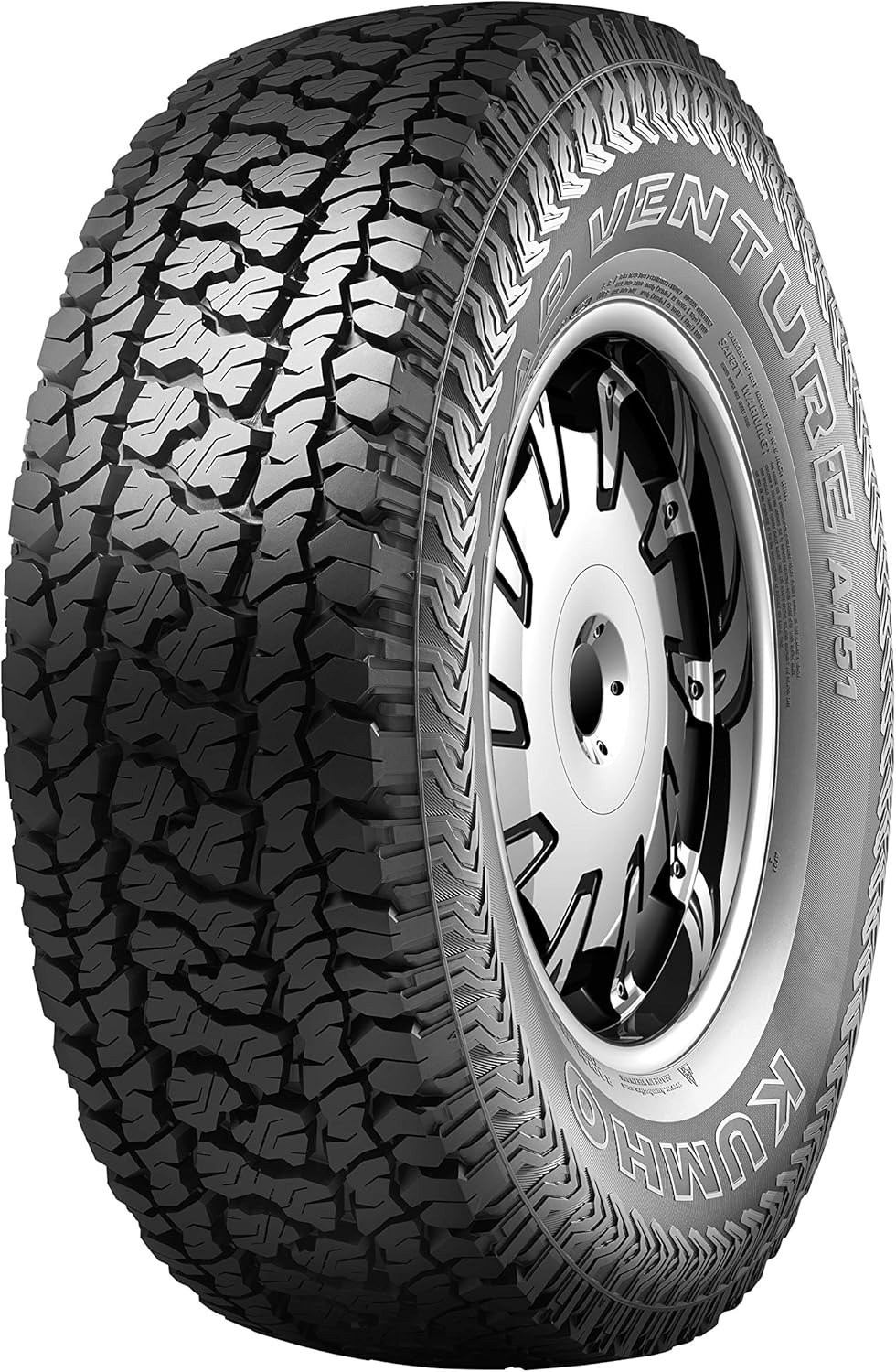 Kumho Road Venture AT51 – Neumático todo terreno – P26575R16 114T