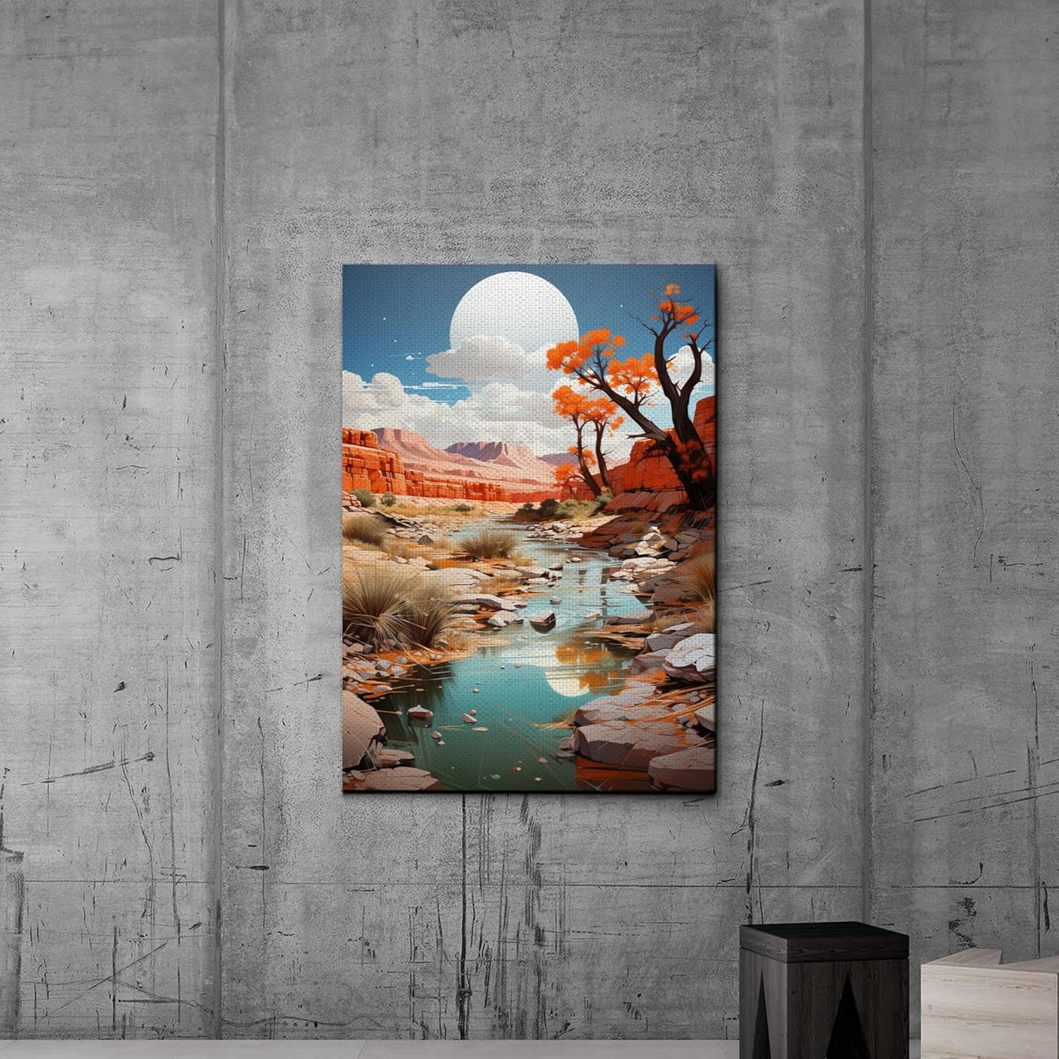 Red Mesa, Archival Print of Landscape Prints of Red Mountain in Mesa, Arizona, Canvas Prints, Wall Decor