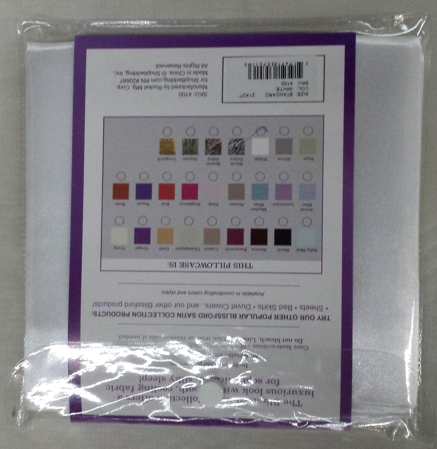 ShopBedding – Lujosa funda de almohada de satén para el cabello, 2 unidades, satinada, estándar, con cremallera, estampado de cebra marrón, Blissford