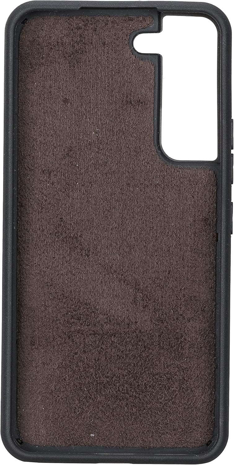 Bayelon Funda para Samsung Galaxy S22, cartera de cuero de grano completo, funda desmontable para Samsung S22 con soporte, funda magnética para