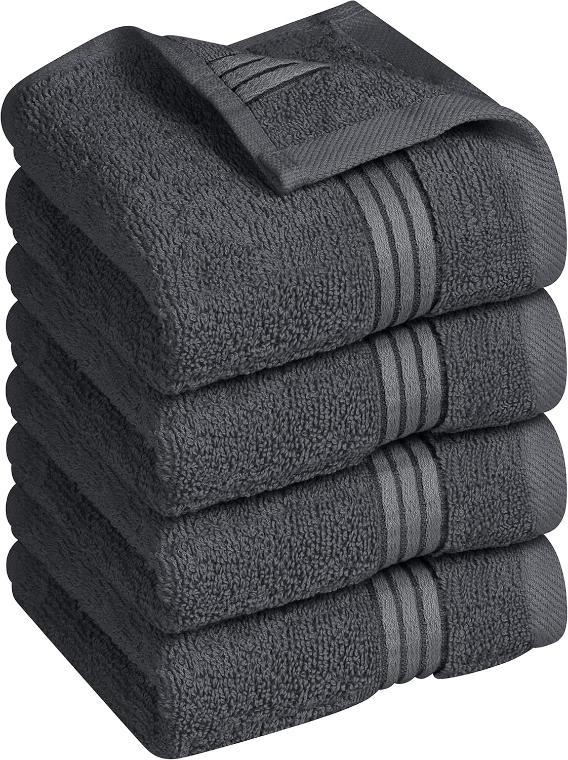 Utopia Towels – Juego de toallas de rostro 100 % algodón hilado en anillo de 600 GSM, secado rápido, muy absorbentes, suaves al tacto, perfectas