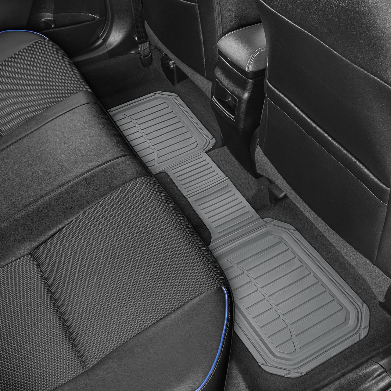 Motor Trend 943-GR FlexTough Defender – Tapetes para vehículos de gran profundidad, resistentes, de contorno, para todo tipo de clima, pueden