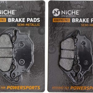 NICHE Juego pastillas de freno para Yamaha YZF R3 1WD-25805-00-00 1WD-25806-00-00 Delanteras traseras semimetálicas NICHE Juego pastillas de freno para Yamaha YZF R3 1WD-25805-00-00 1WD-25806-00-00 Delanteras traseras semimetálicas